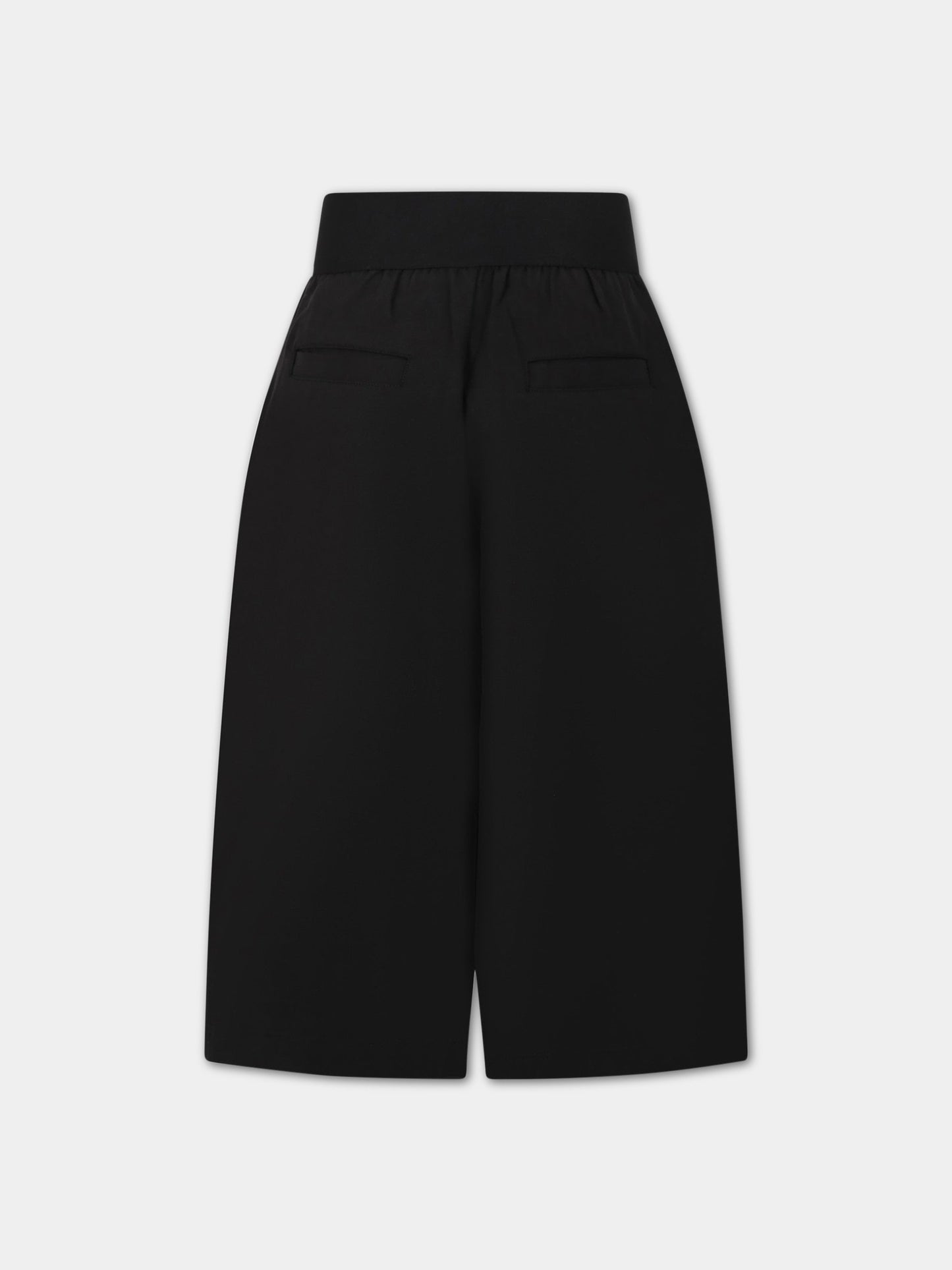 Pantaloni neri per bambina con logo,Dkny,D34A98 09B