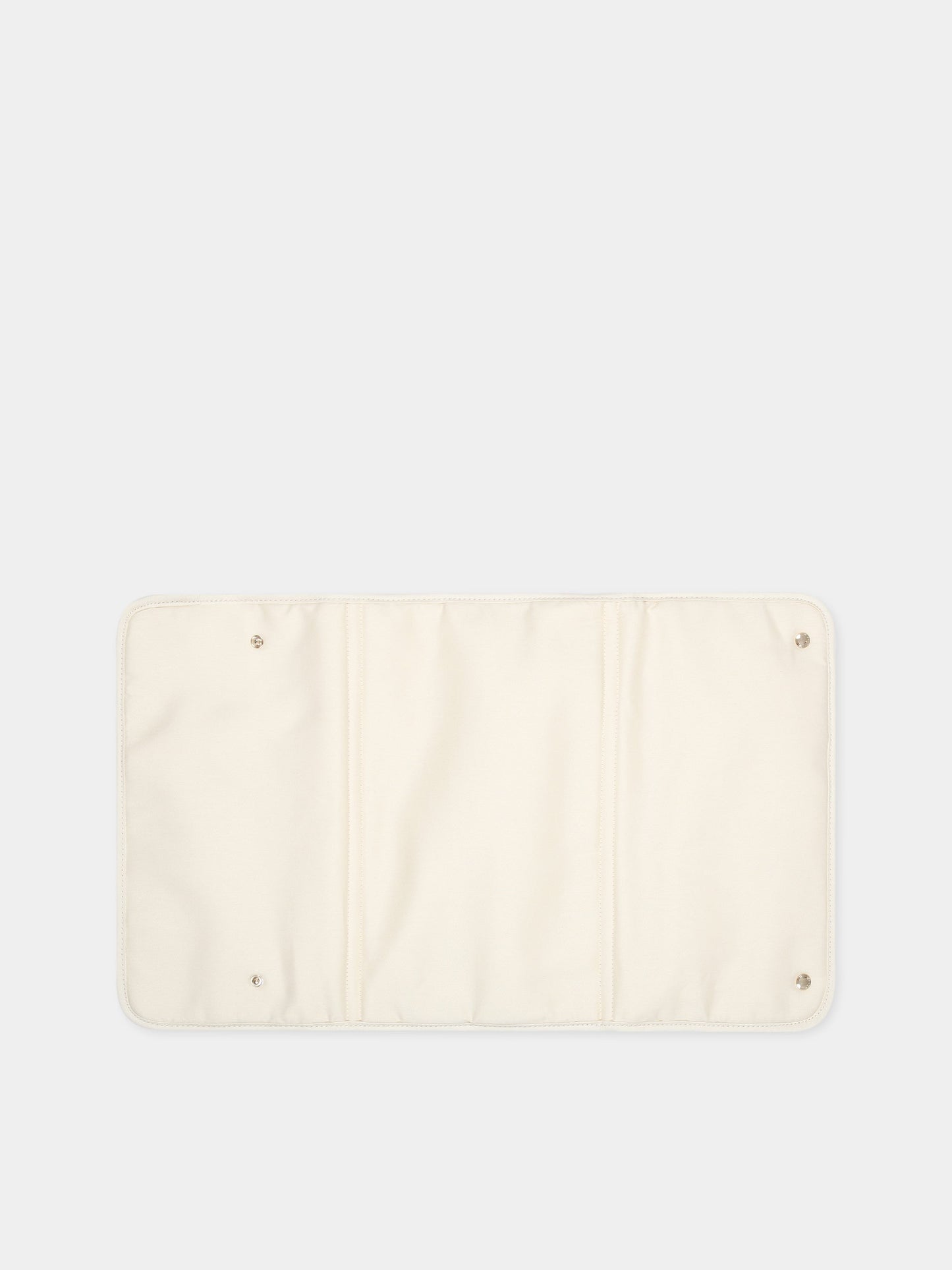 Borsa-mamma avorio per neonati con logo,Chloé Kids,C90393 Z40