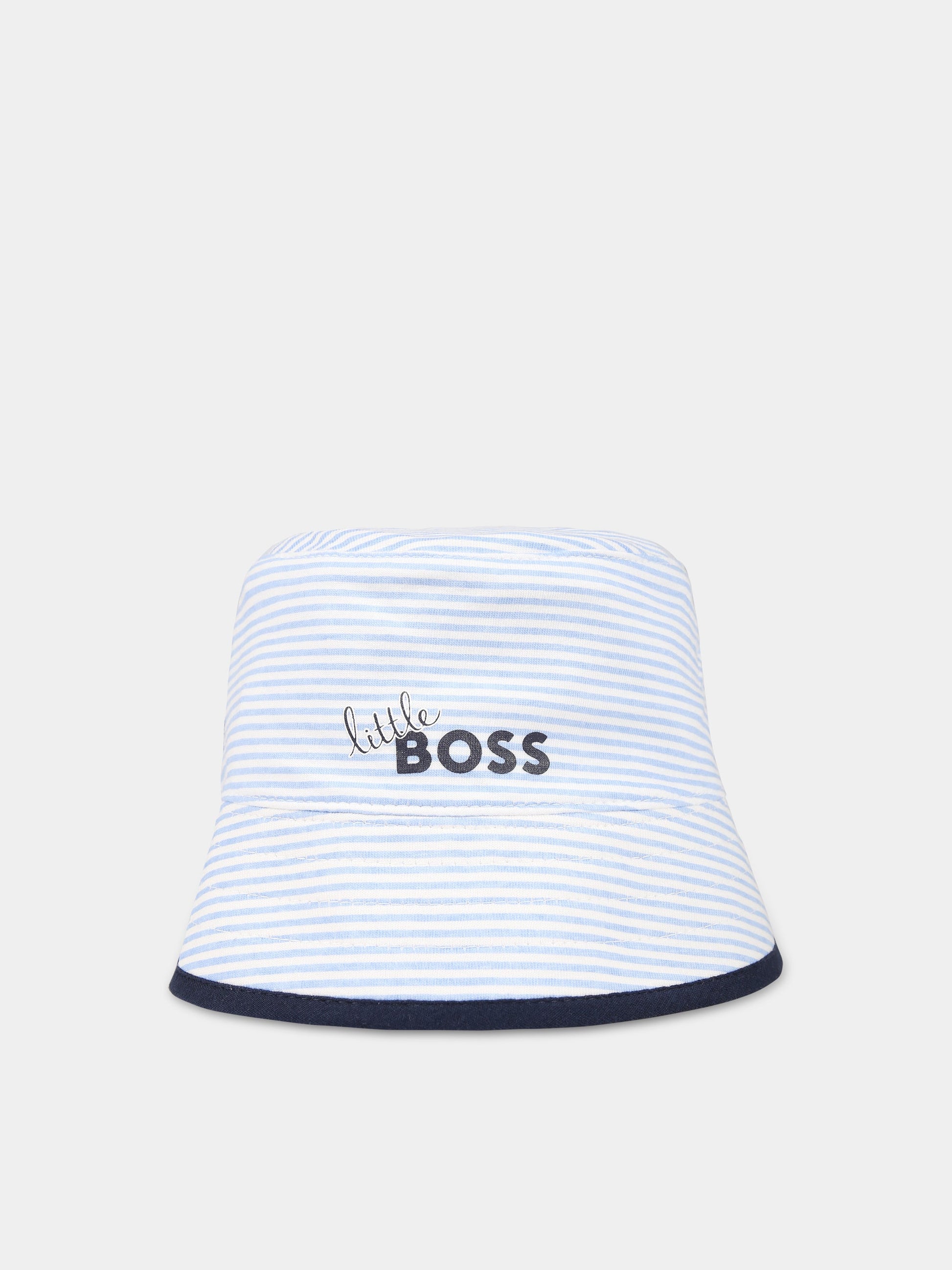 Cloche multicolor per neonato con scritta  Little Boss ,Boss,J91141 10P