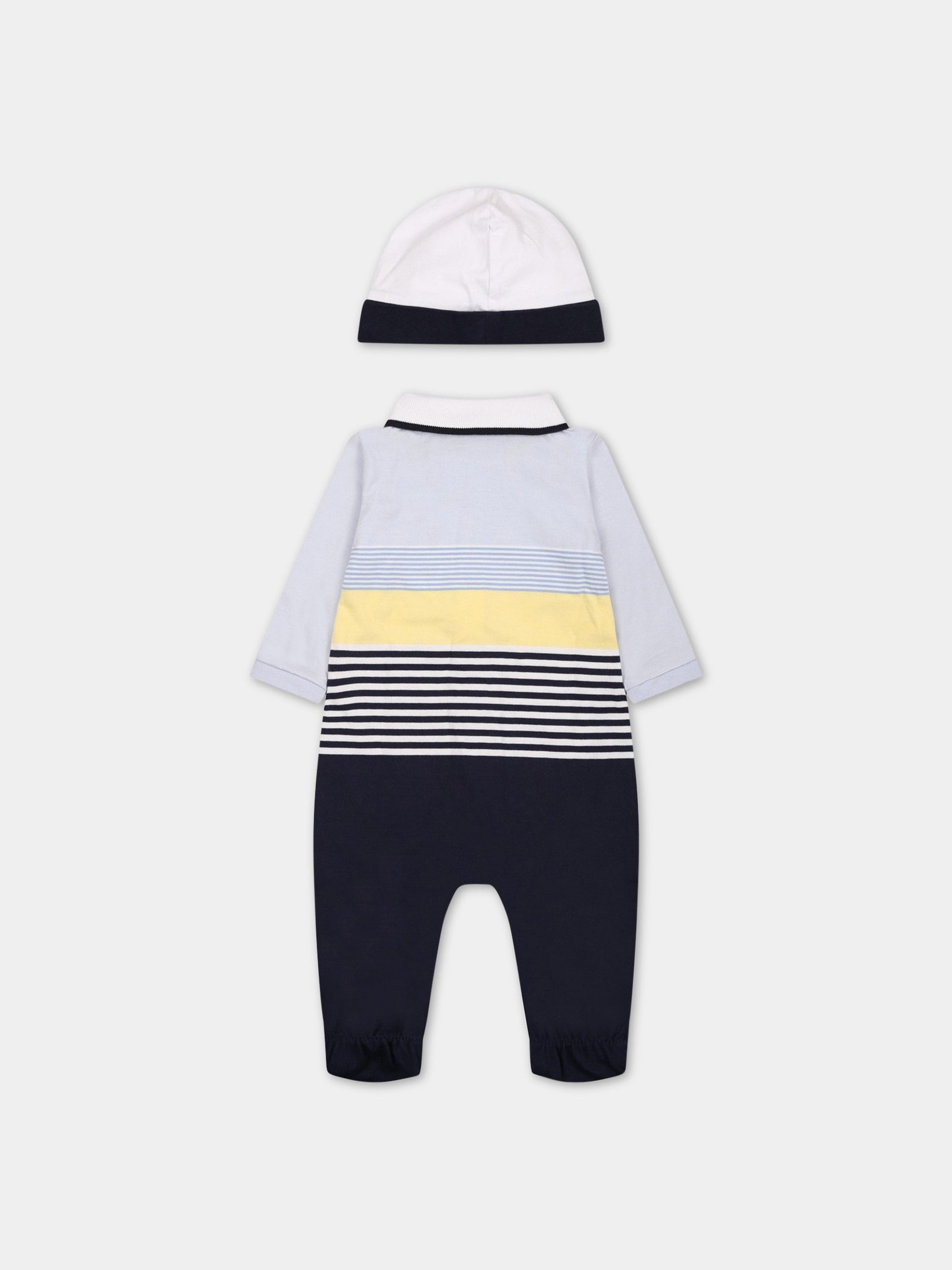 Multicolor set for baby boy with logo,Boss,J98414 771