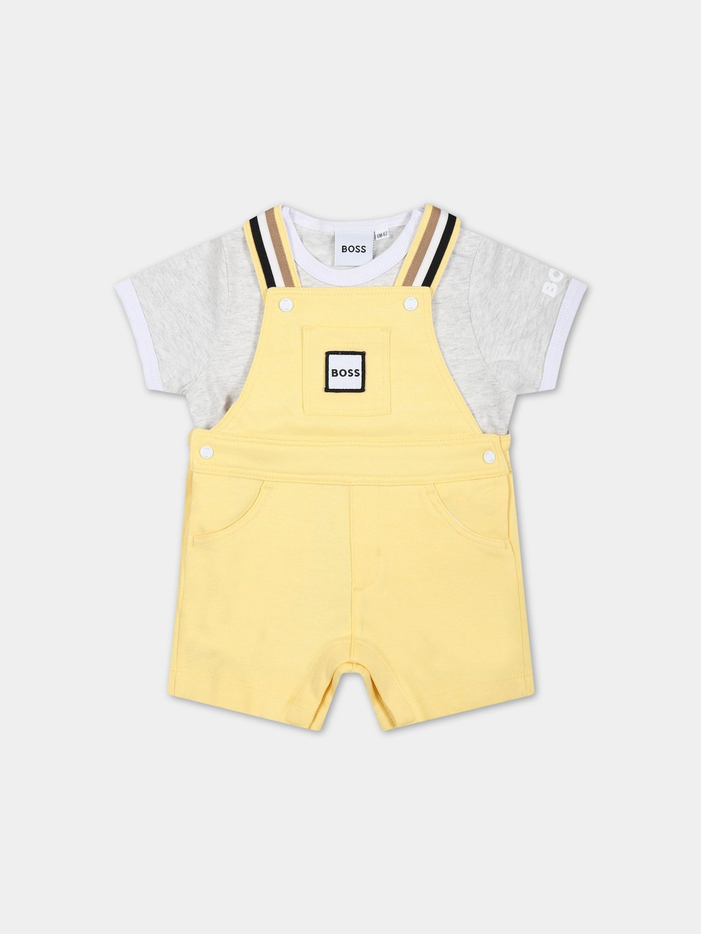 Set multicolor per neonato con logo,Boss,J98409 528