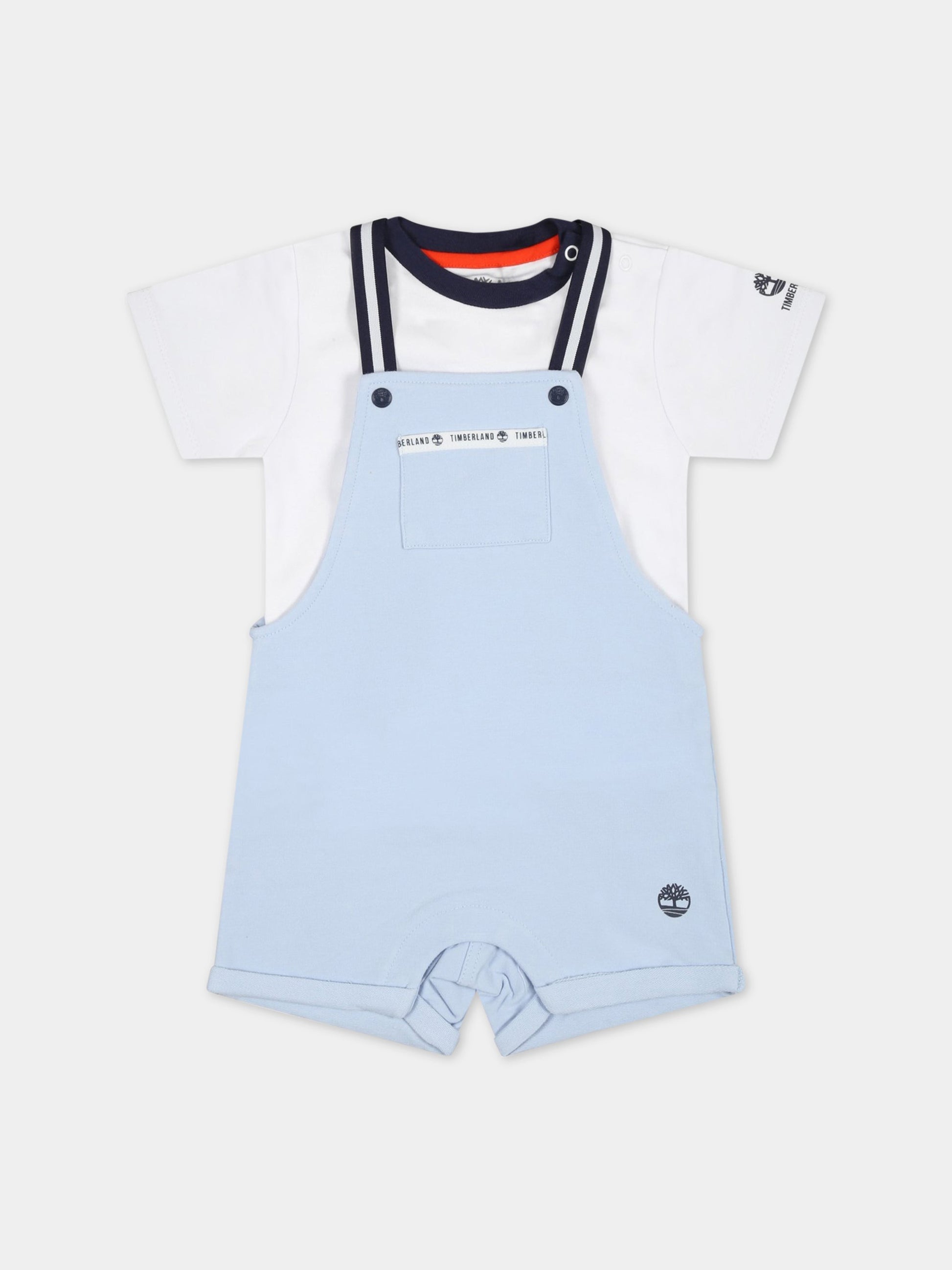 Set multicolor per neonato con logo,Timberland,T98317 781