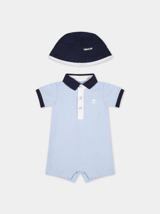 Set multicolor per neonato con logo bianco,Timberland,T98318 781