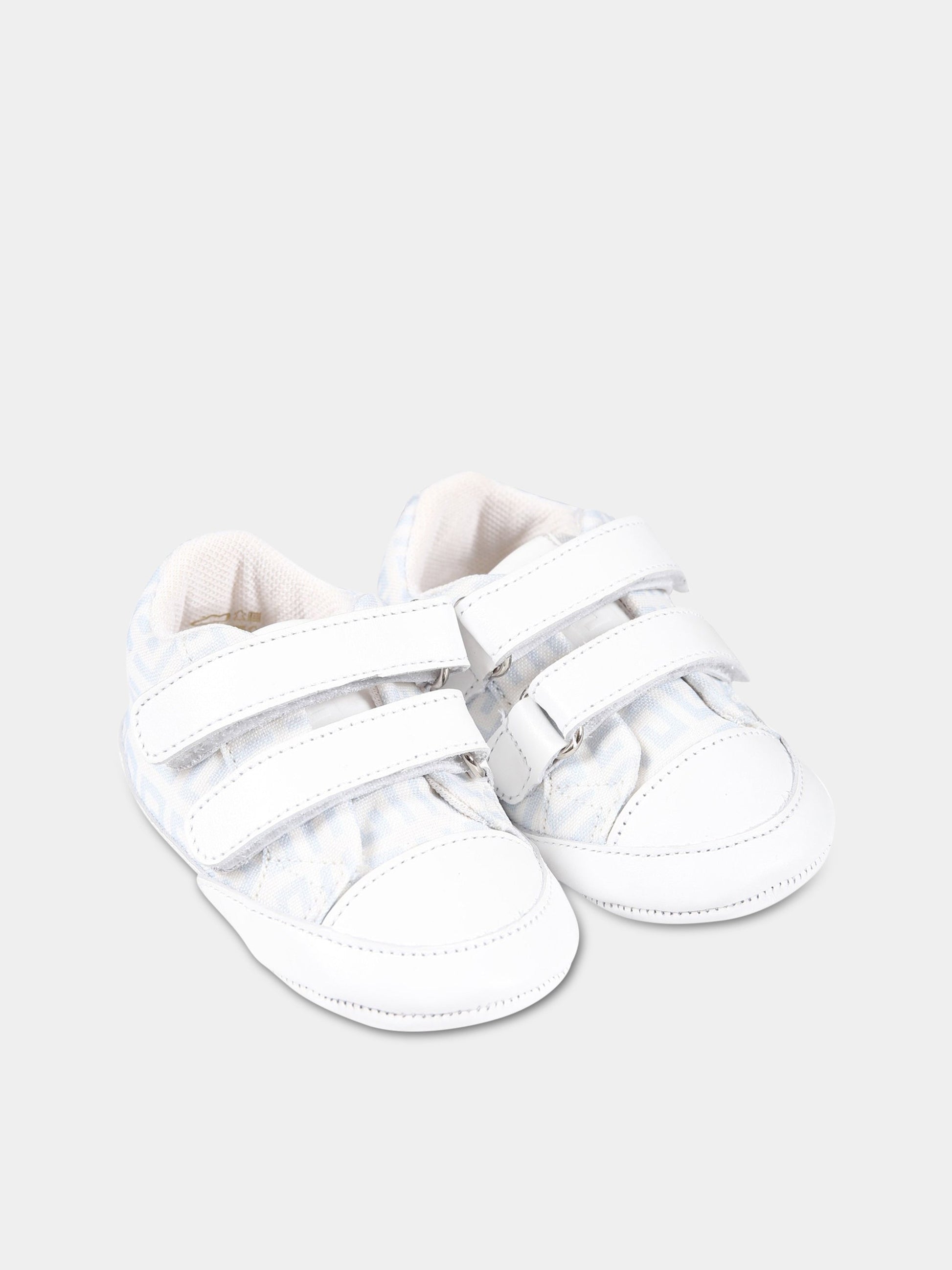 Sneakers bianche per neonato con logo,Givenchy Kids,H99043 771