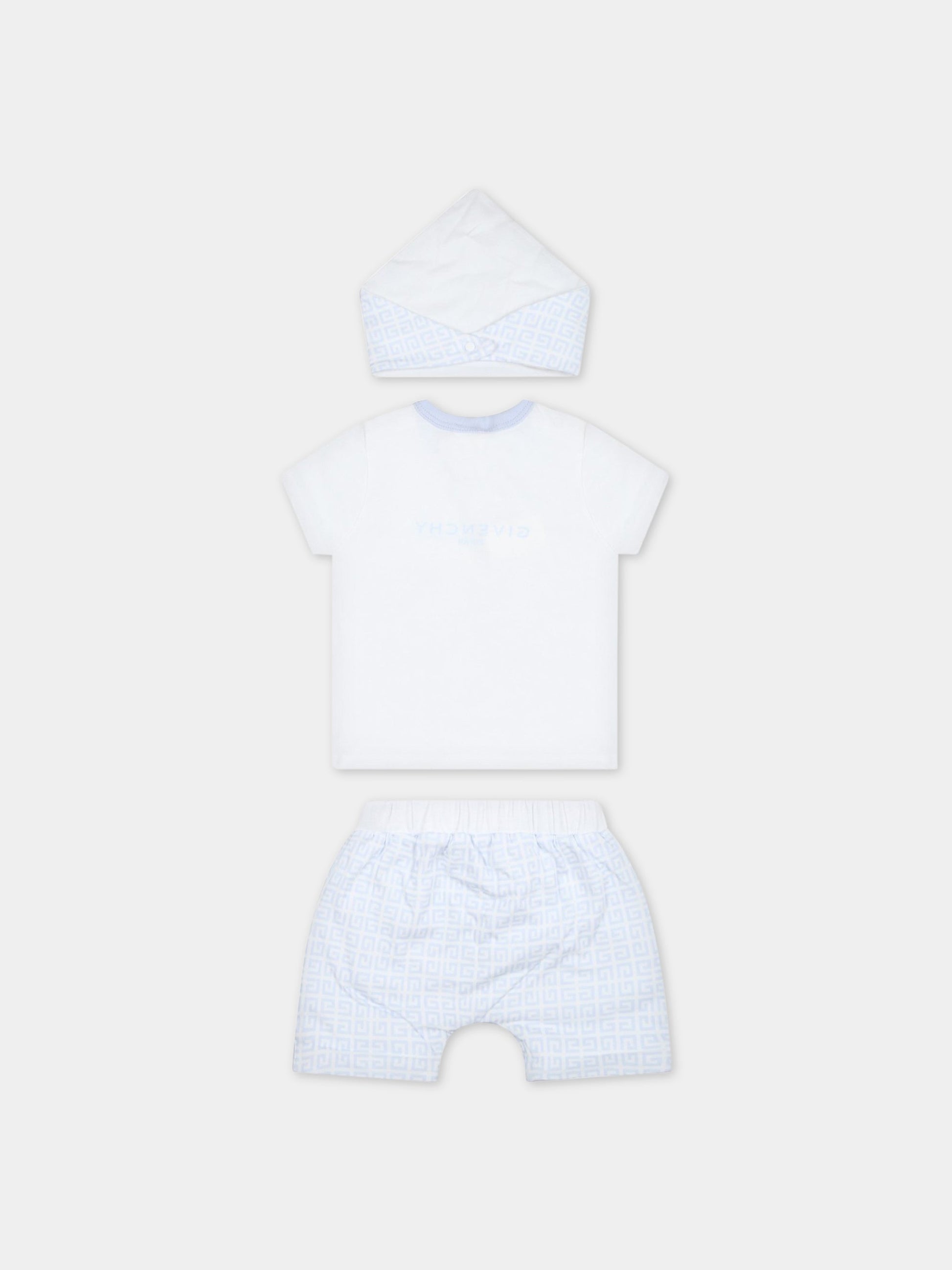 Completo multicolor sportivo per neonato con logo,Givenchy Kids,H98166 771