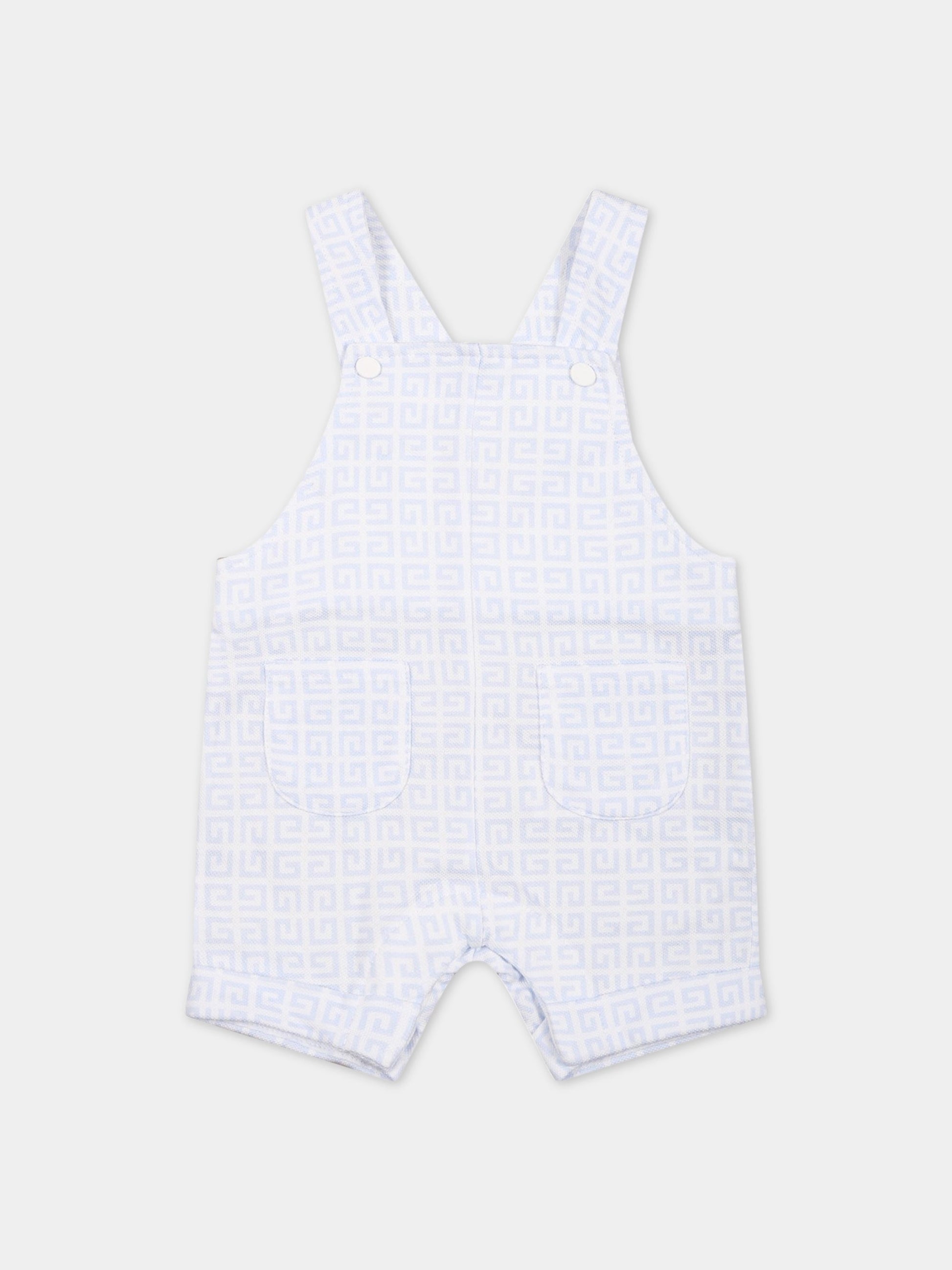 Set bianco per neonato con logo,Givenchy Kids,H98167 771