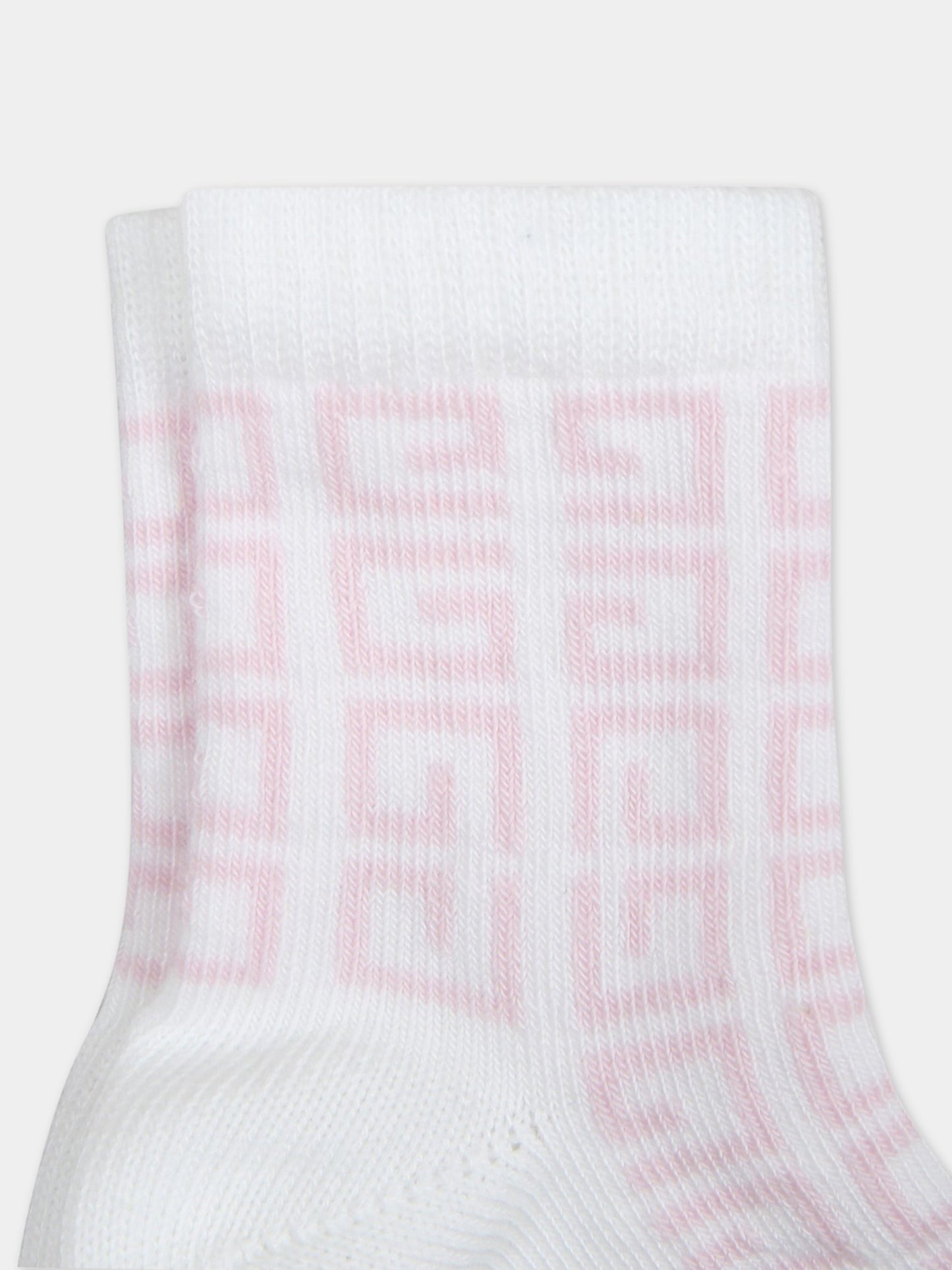 Set bianco per neonata con logo,Givenchy Kids,H90157 44Z