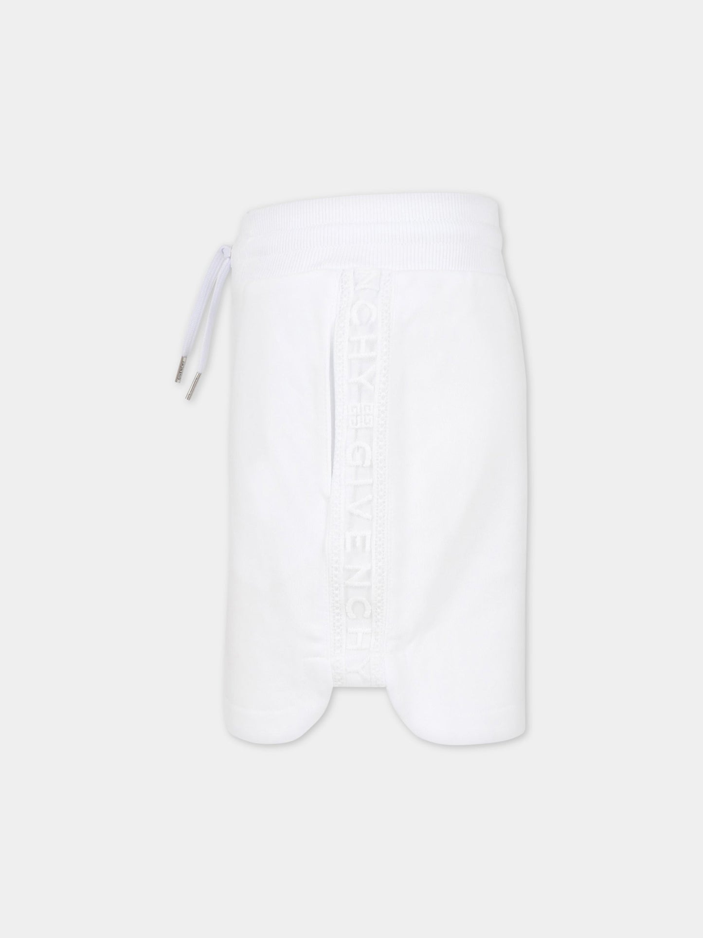 Gonna bianca per bambina con logo,Givenchy Kids,H13179 10P