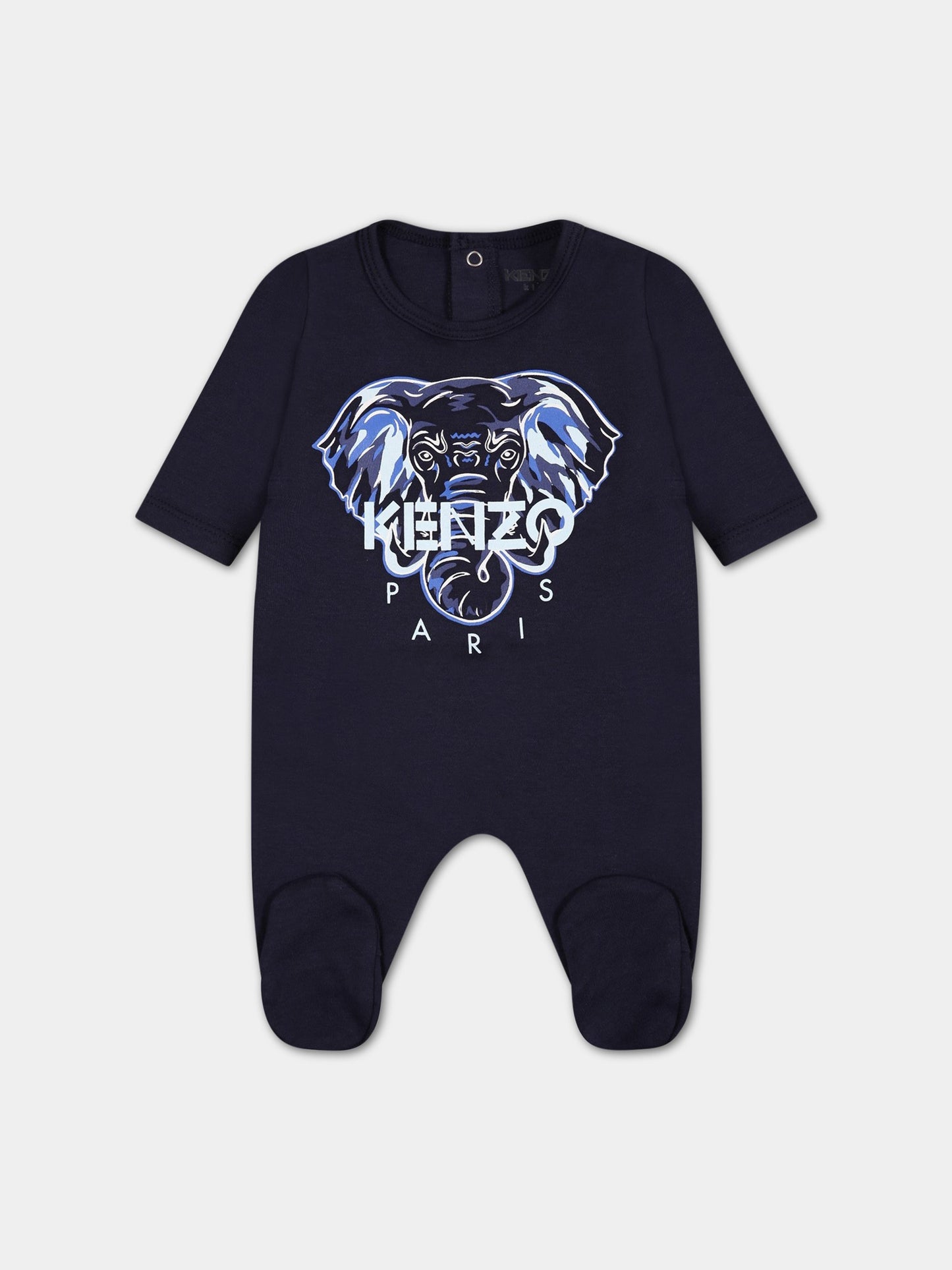 Set multicolor per neonato con logo e iconica tigre,Kenzo Kids,K98111 868