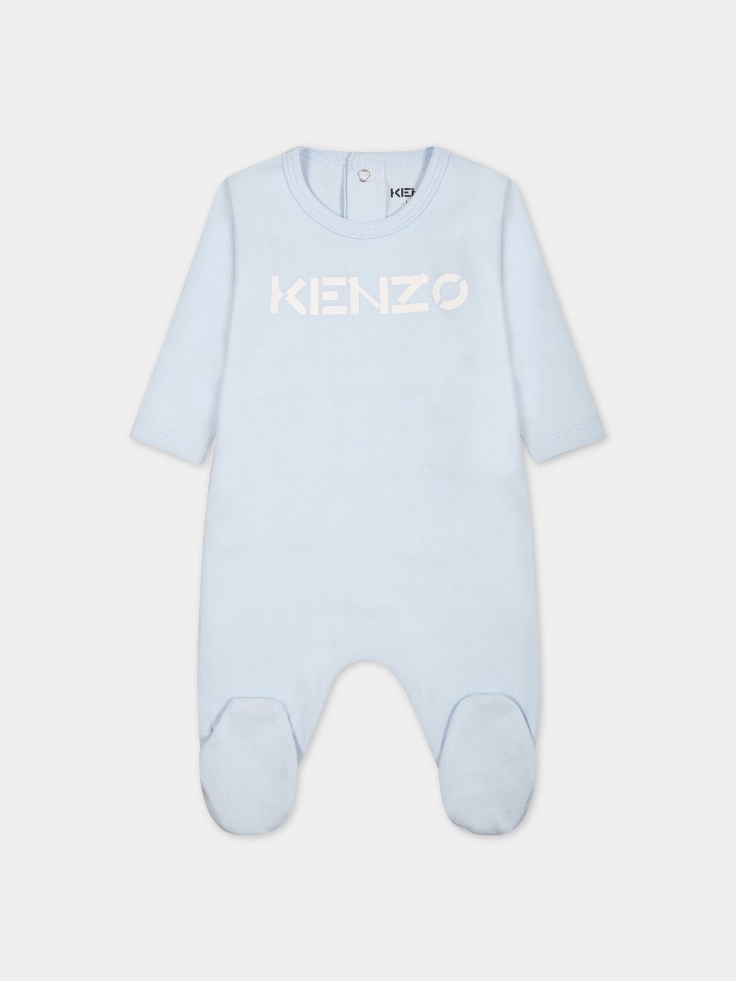 Set multicolor per neonato con logo e iconica tigre,Kenzo Kids,K98111 868