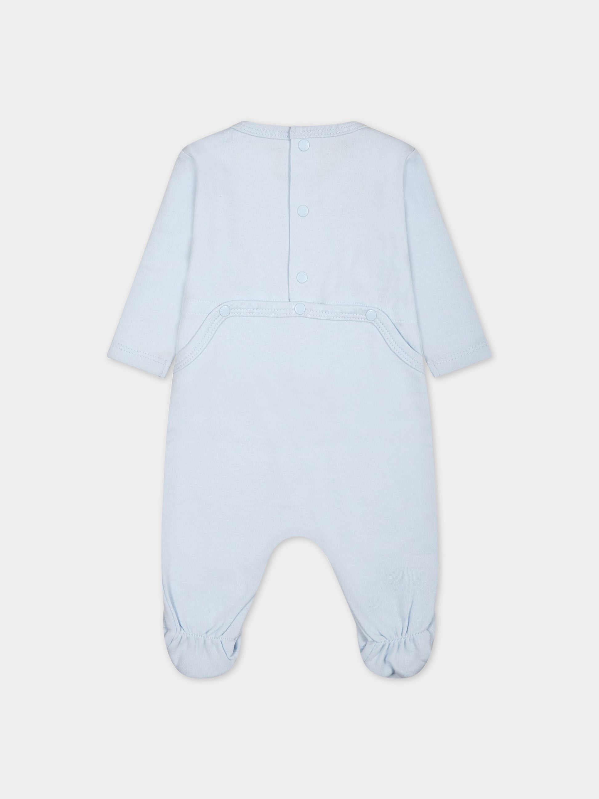 Set multicolor per neonato con logo e iconica tigre,Kenzo Kids,K98111 868