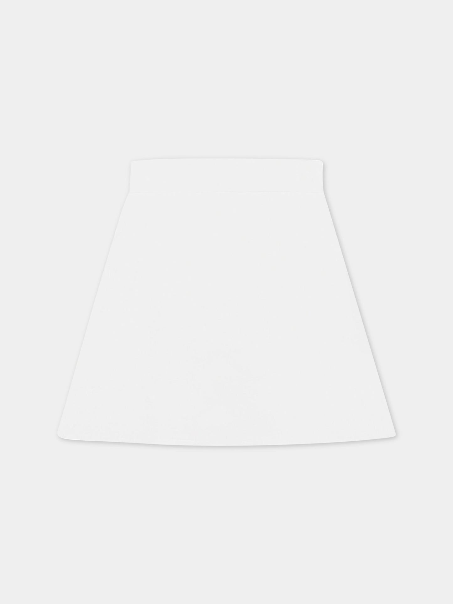 Gonna bianca per bambina con patch,Genny,GFGO001 TV658 B001