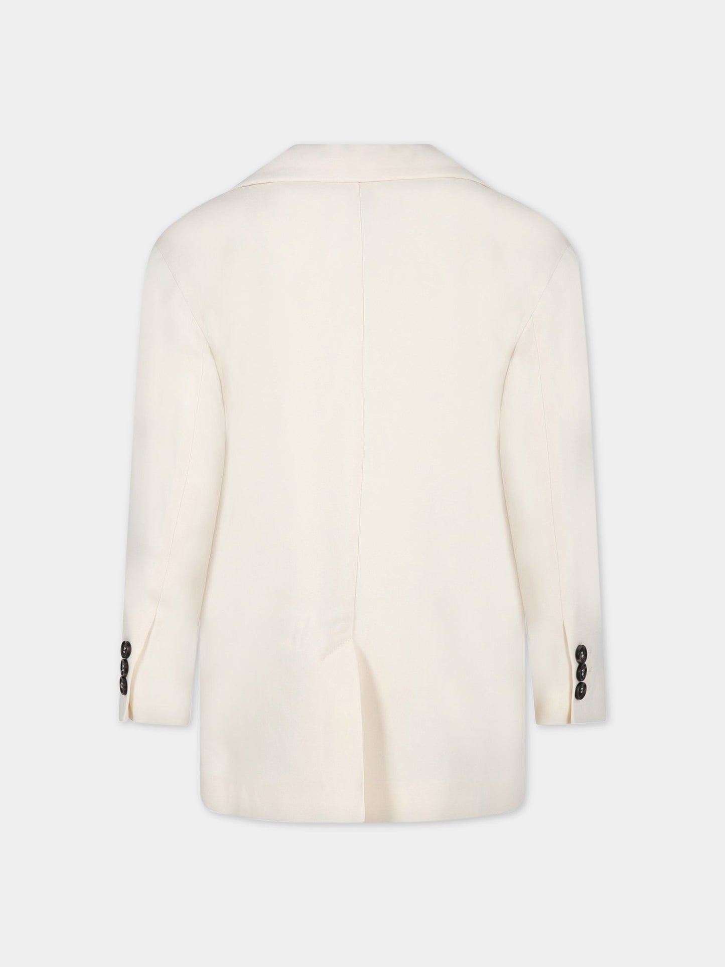 Giacca bianca per bambina,Douuod Kids,DS2P54 K0118 106