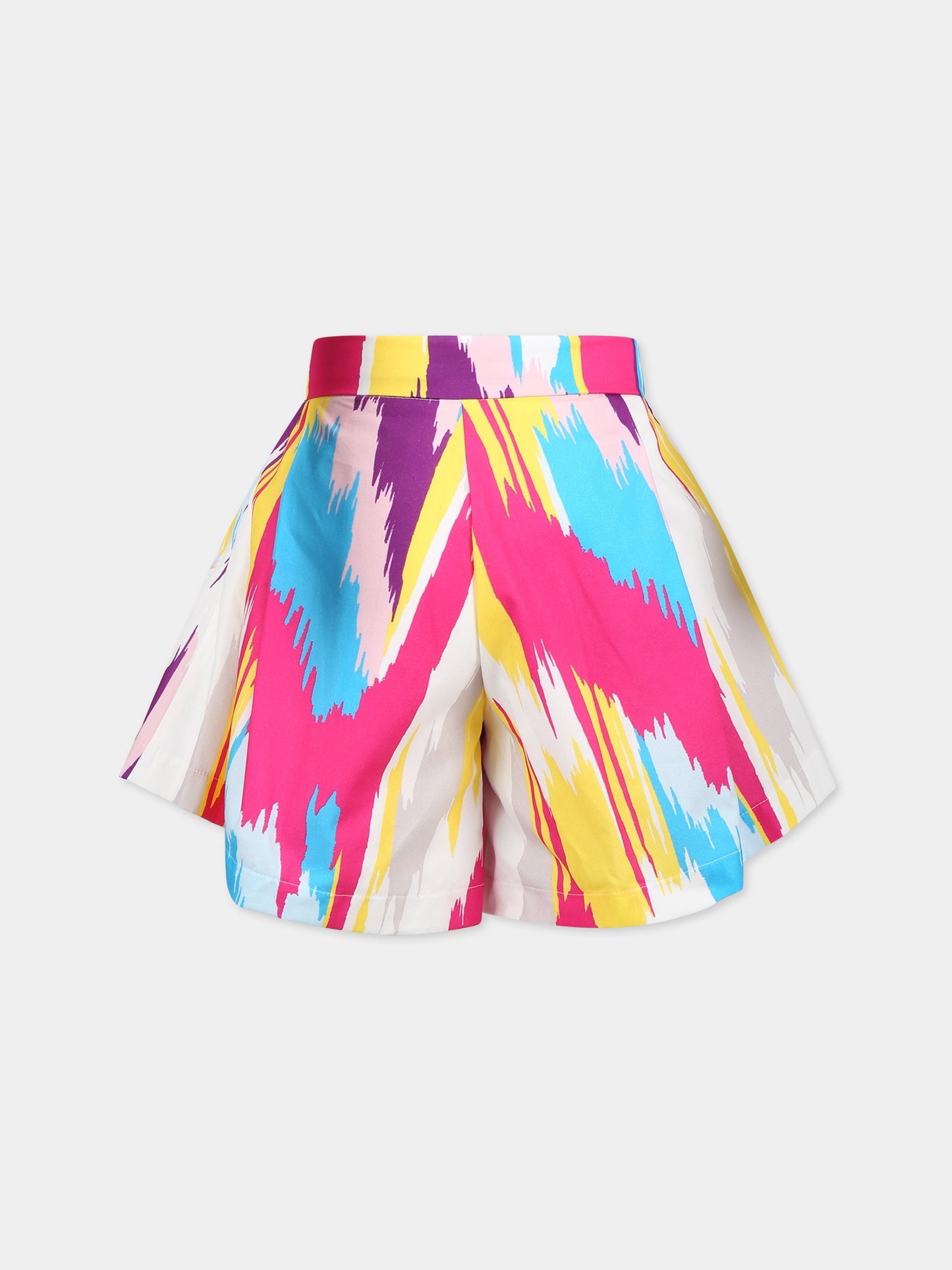 Shorts multicolor per bambina con logo,Missoni,MS6C19 P0289 999