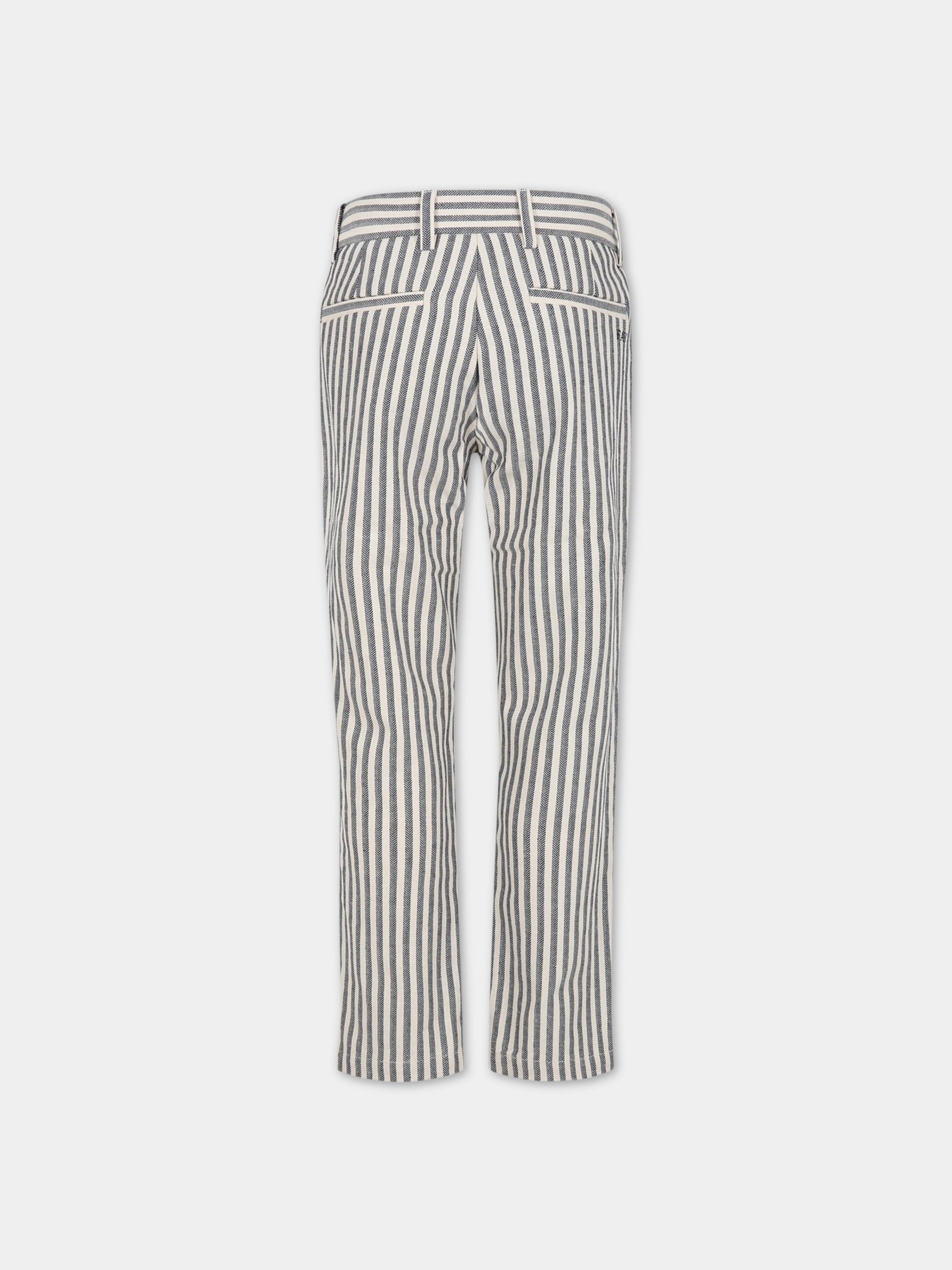 Pantaloni multicolor per bambino con logo,Fay Kids,FS6Q20 G0095 101BL