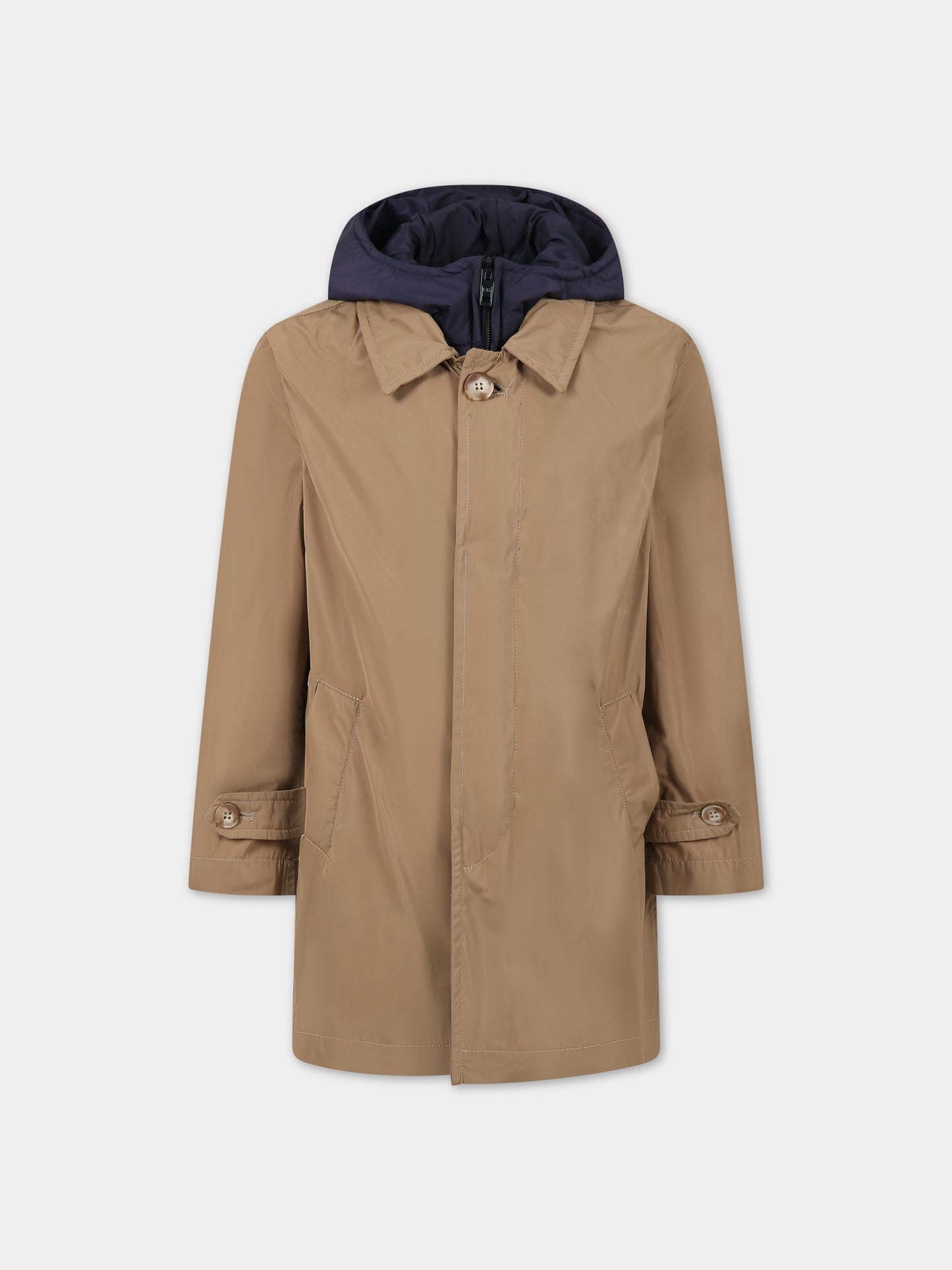 Cappotto beige per bambino,Fay Kids,FS2P30 N0037 311BL