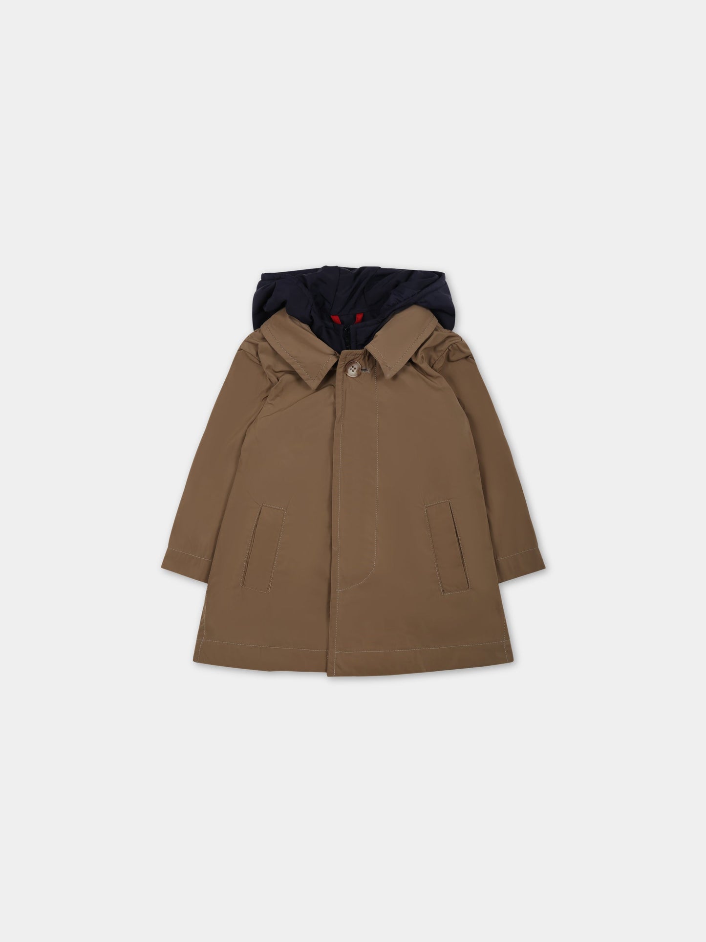 Cappotto beige per neonato,Fay Kids,FS2510 N0037 311BL