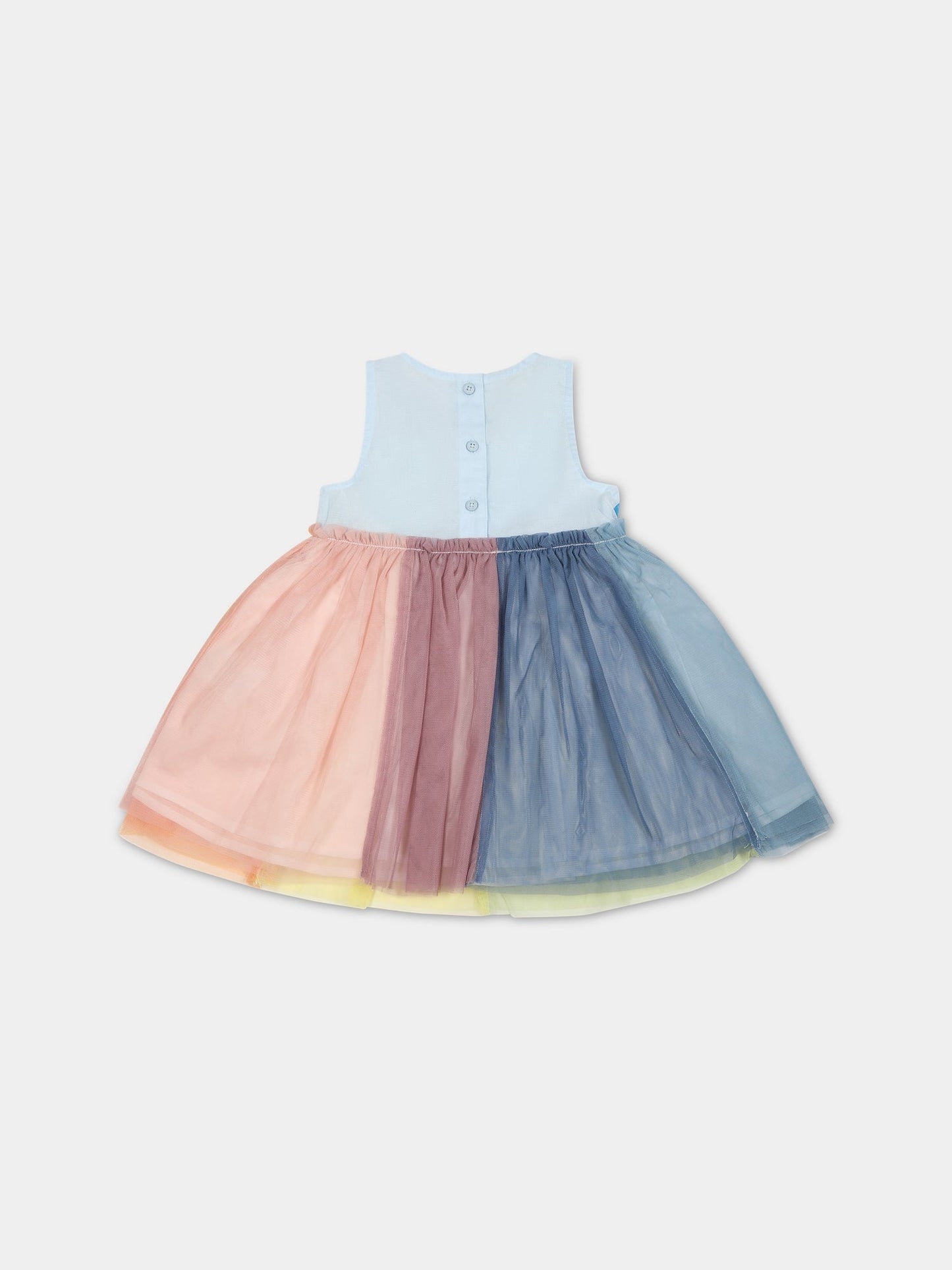 Vestito multicolor per neonata,Stella Mccartney Kids,TS1072 Z1119 999