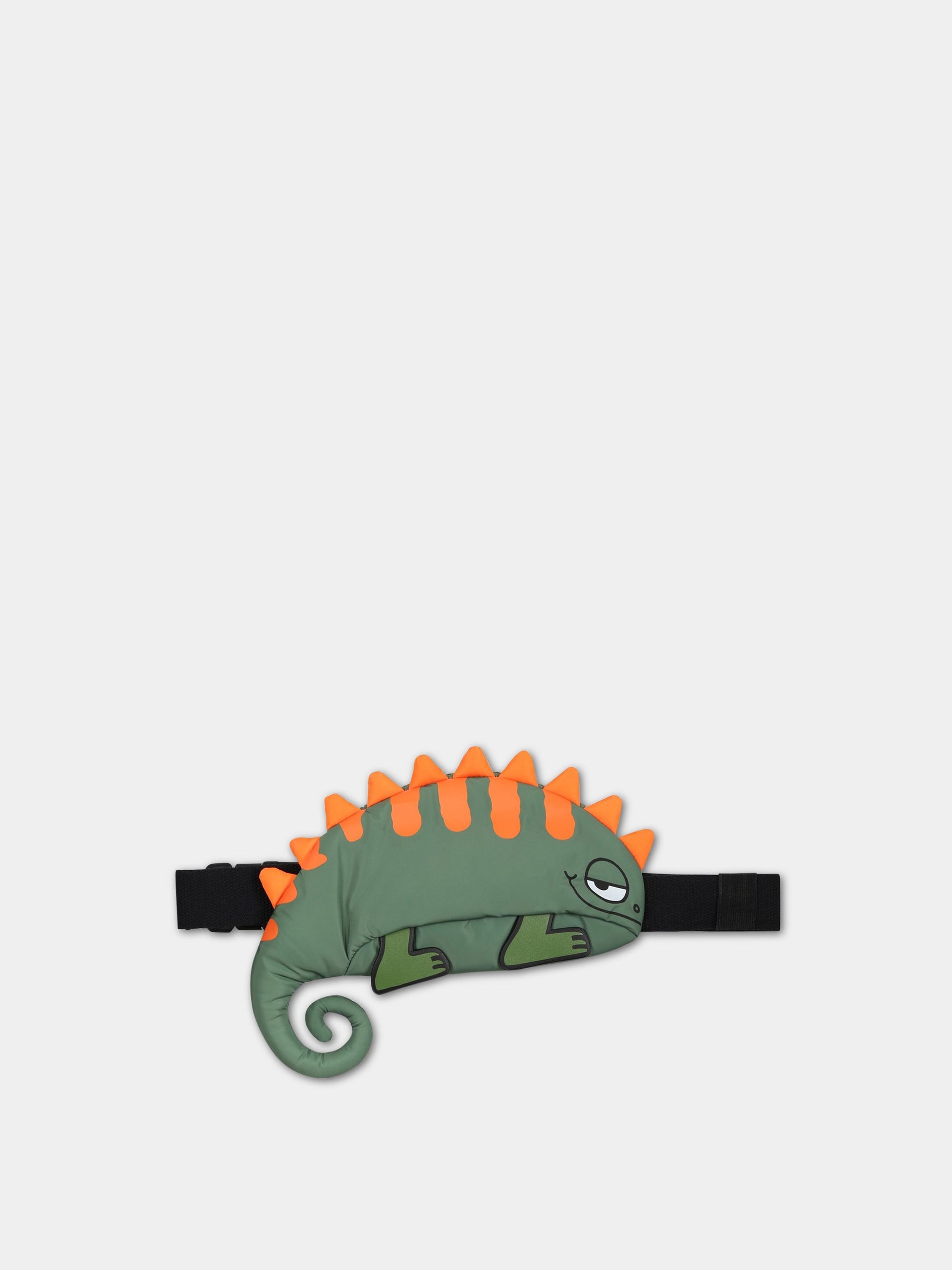 Marsupio verde per bambino con stampa,Stella Mccartney Kids,TS0P08 Z0537 715