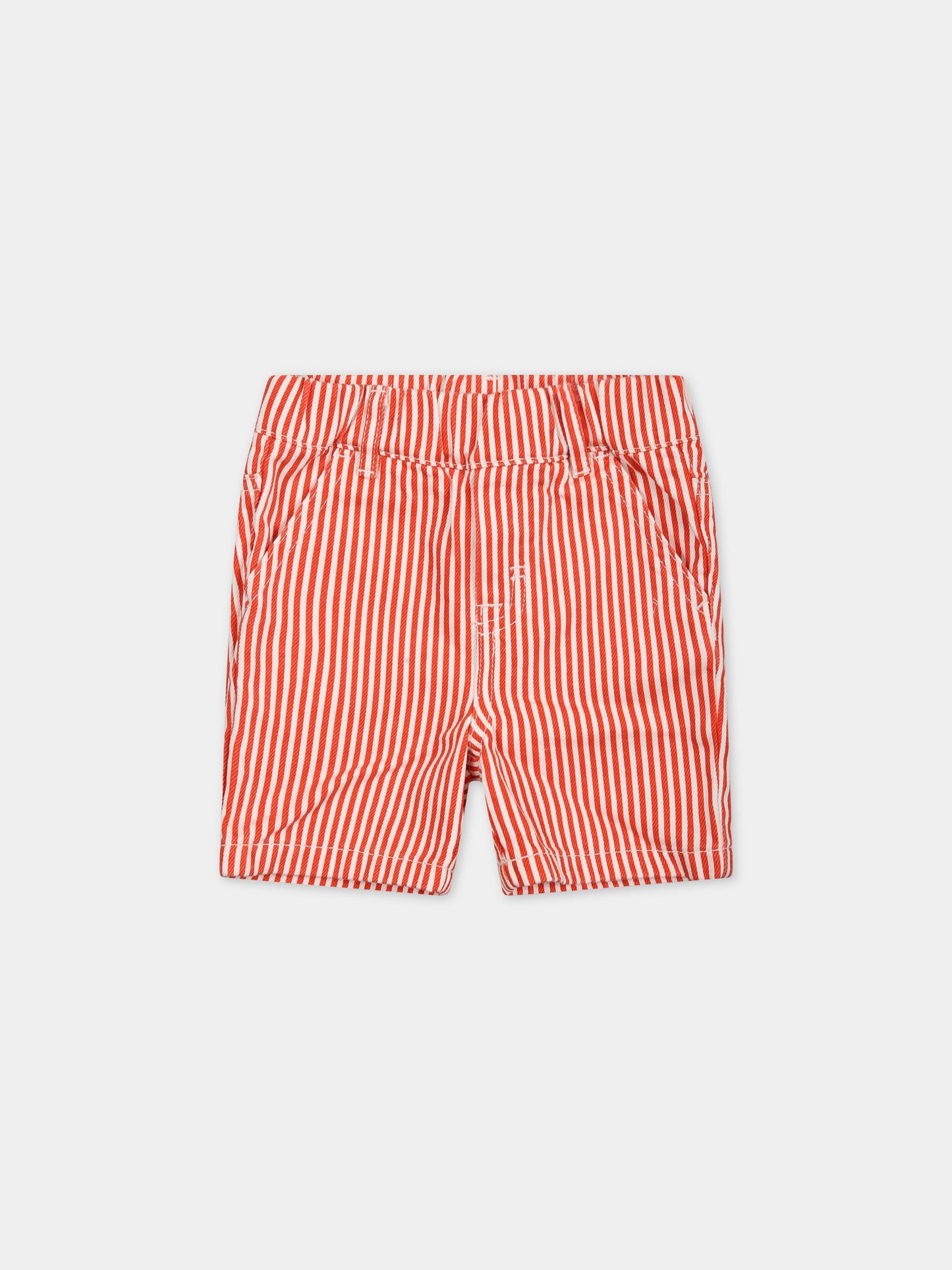 Shorts multicolor per neonato con patch,Stella Mccartney Kids,TS6529 Z0984 999