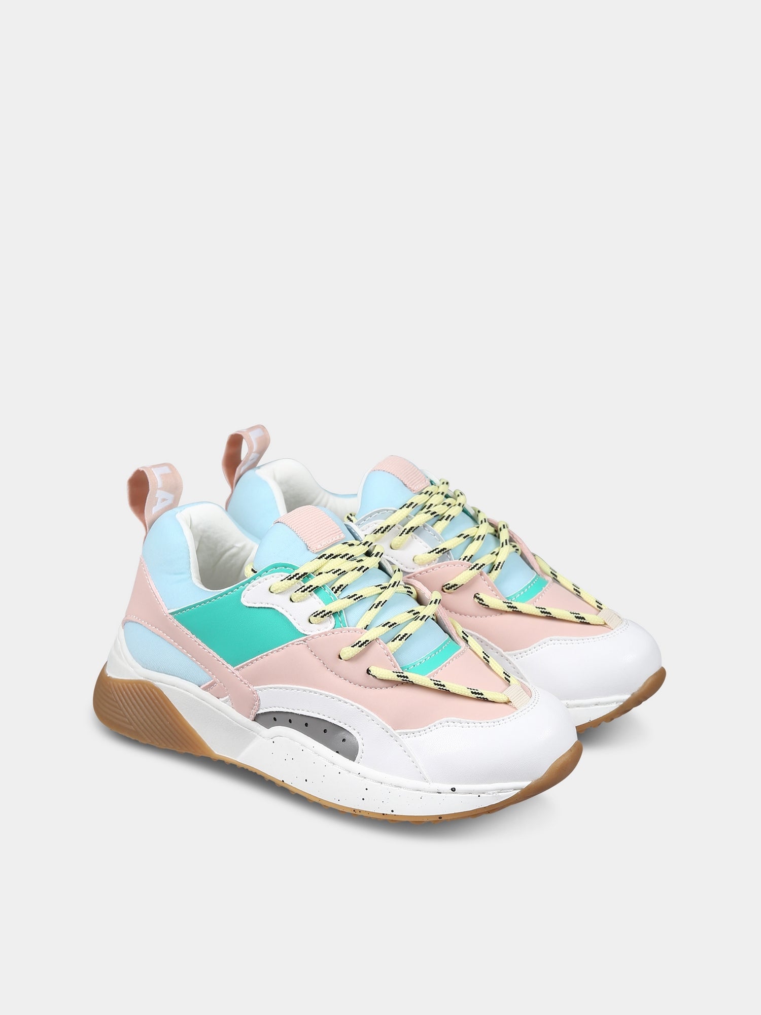 Sneakers multicolor per bambina con logo,Stella Mccartney Kids,TS0A16 Z1154 999