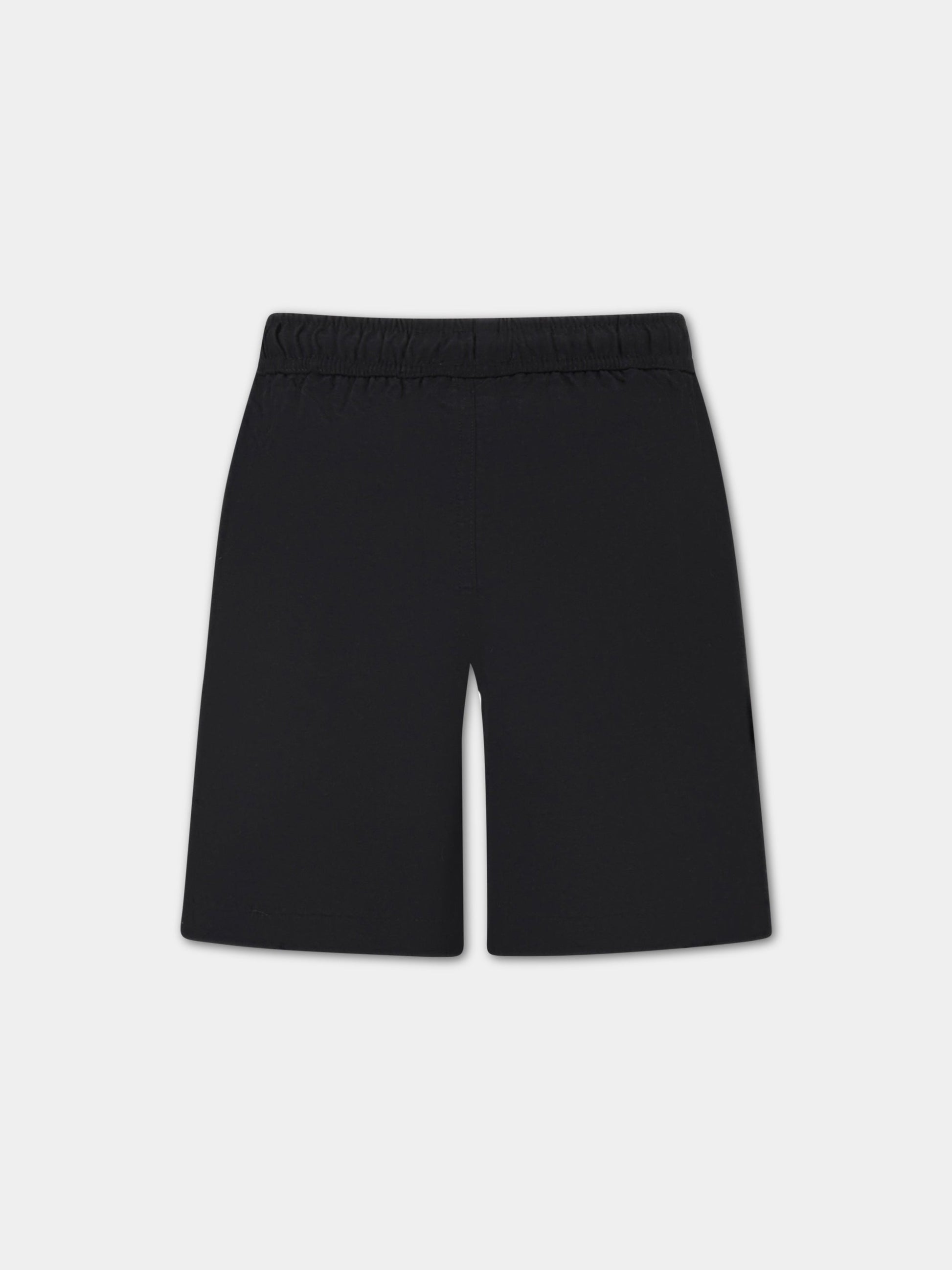 Boxer mare nero per bambino con logo bianco,Msgm Kids,MS029495 110