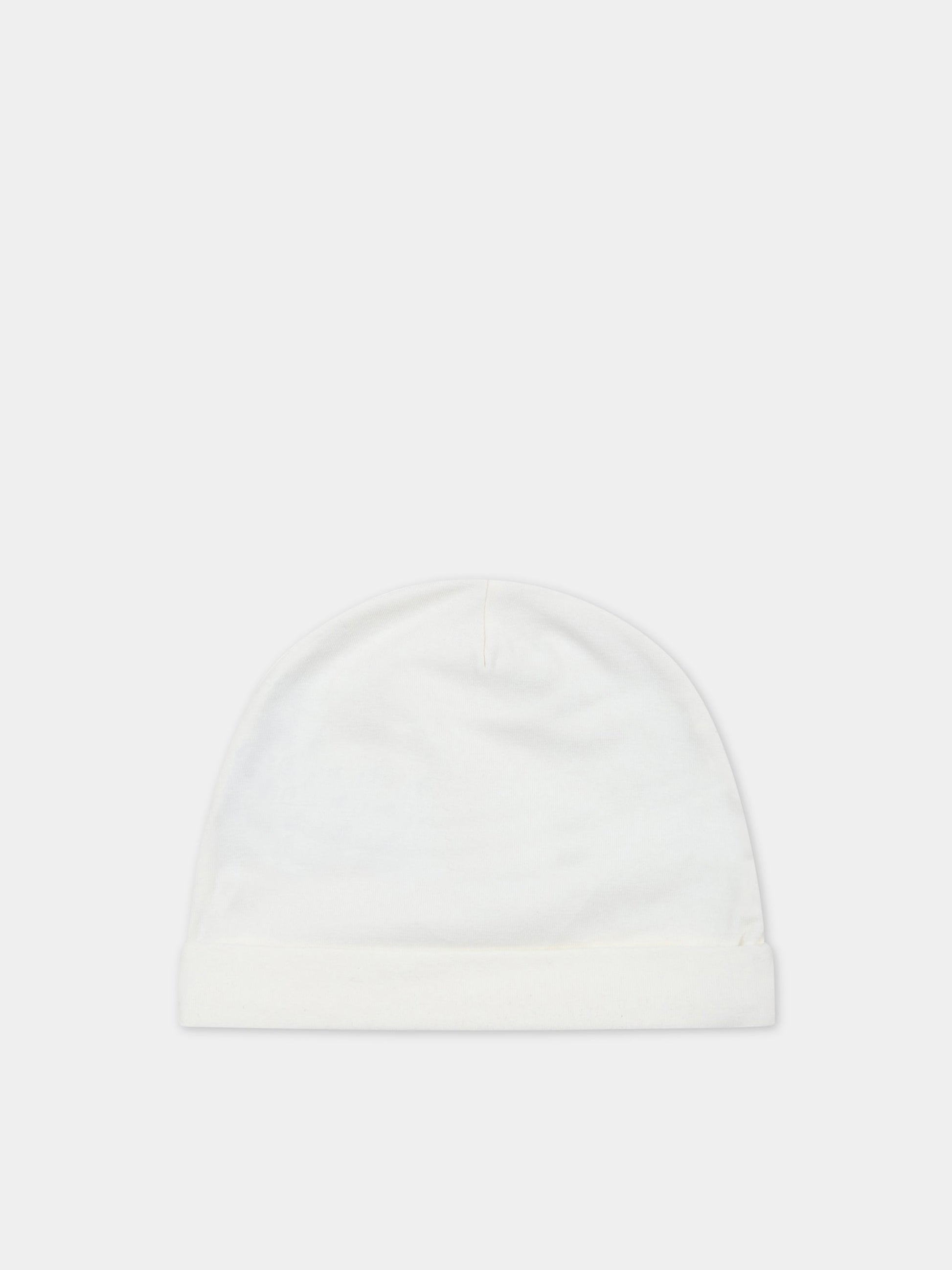 Set bianco per neonati con logo nero,Msgm Kids,MS029364 013