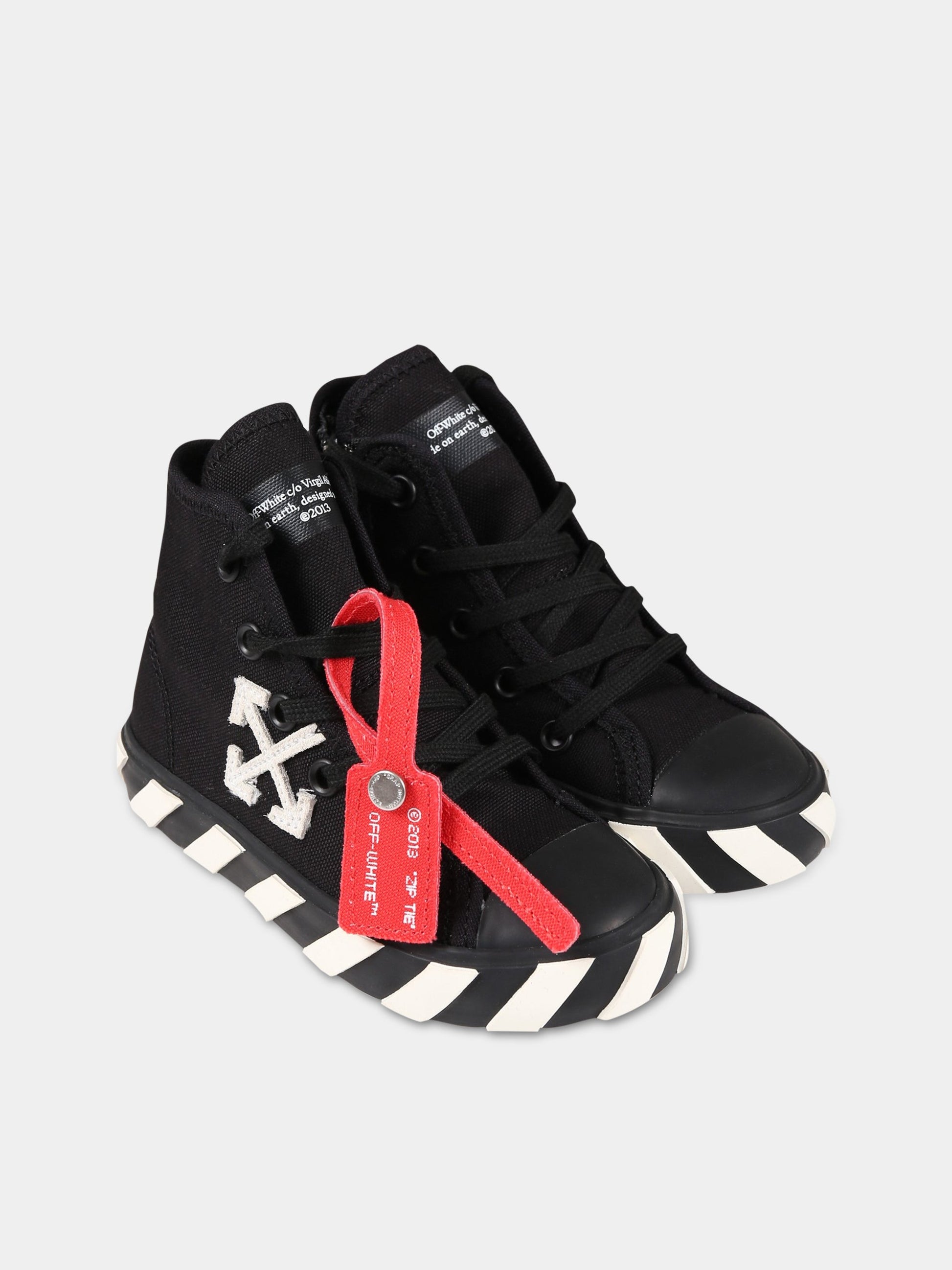 Sneakers nere per bambino con iconiche frecce,Off White,OBIA009S23FAB0011001