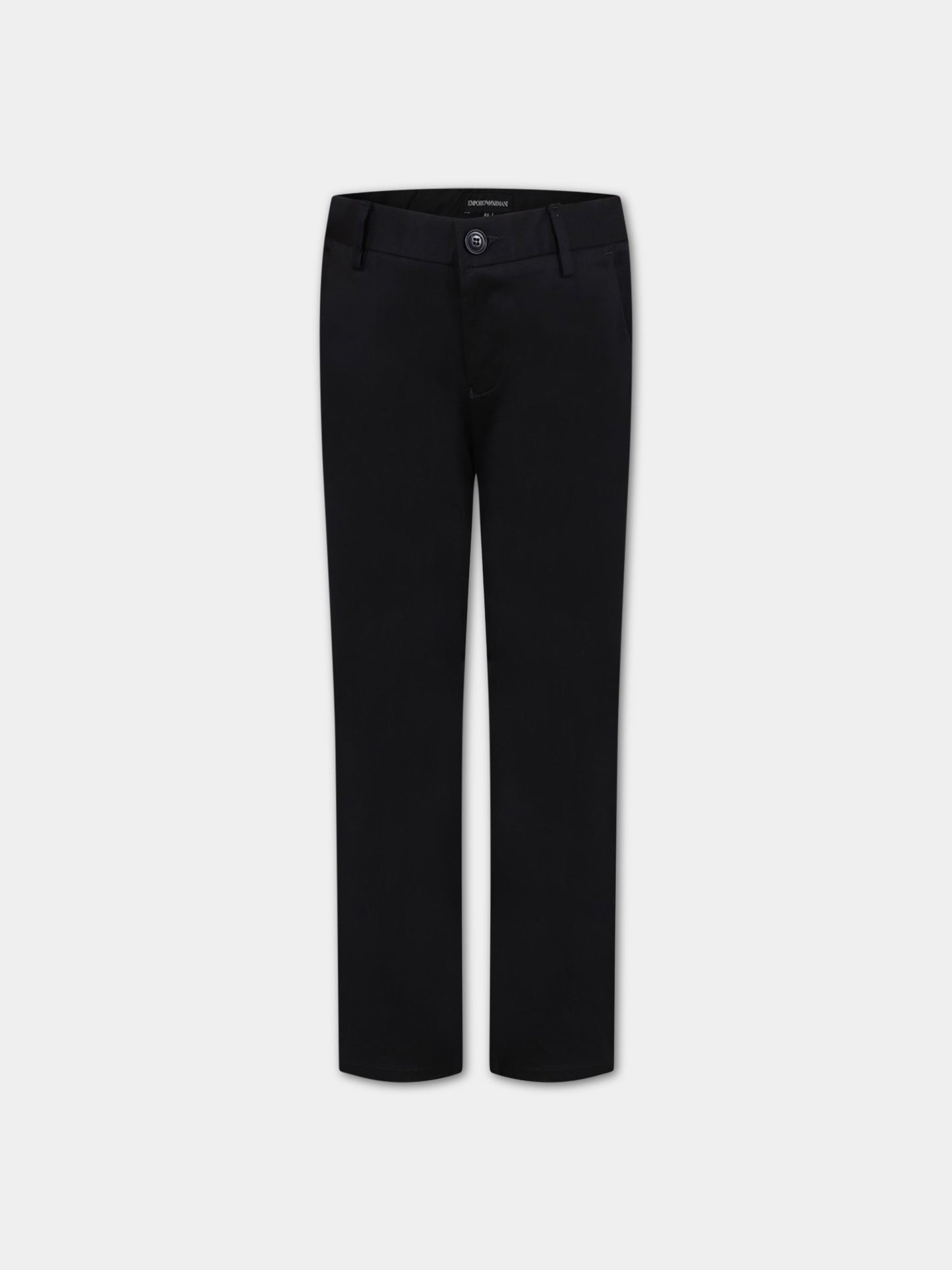 Pantaloni blu per bambino con logo,Armani Junior,3R4PJG 1NJ7Z 0920