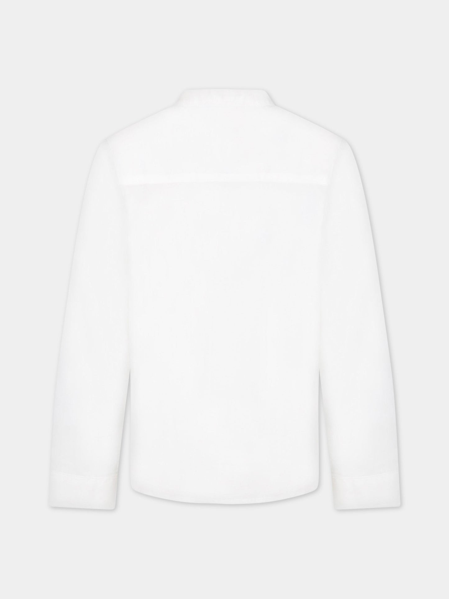 Camicia bianca per bambino con iconico aquilotto,Armani Junior,3R4CJD 1NVZZ 0100