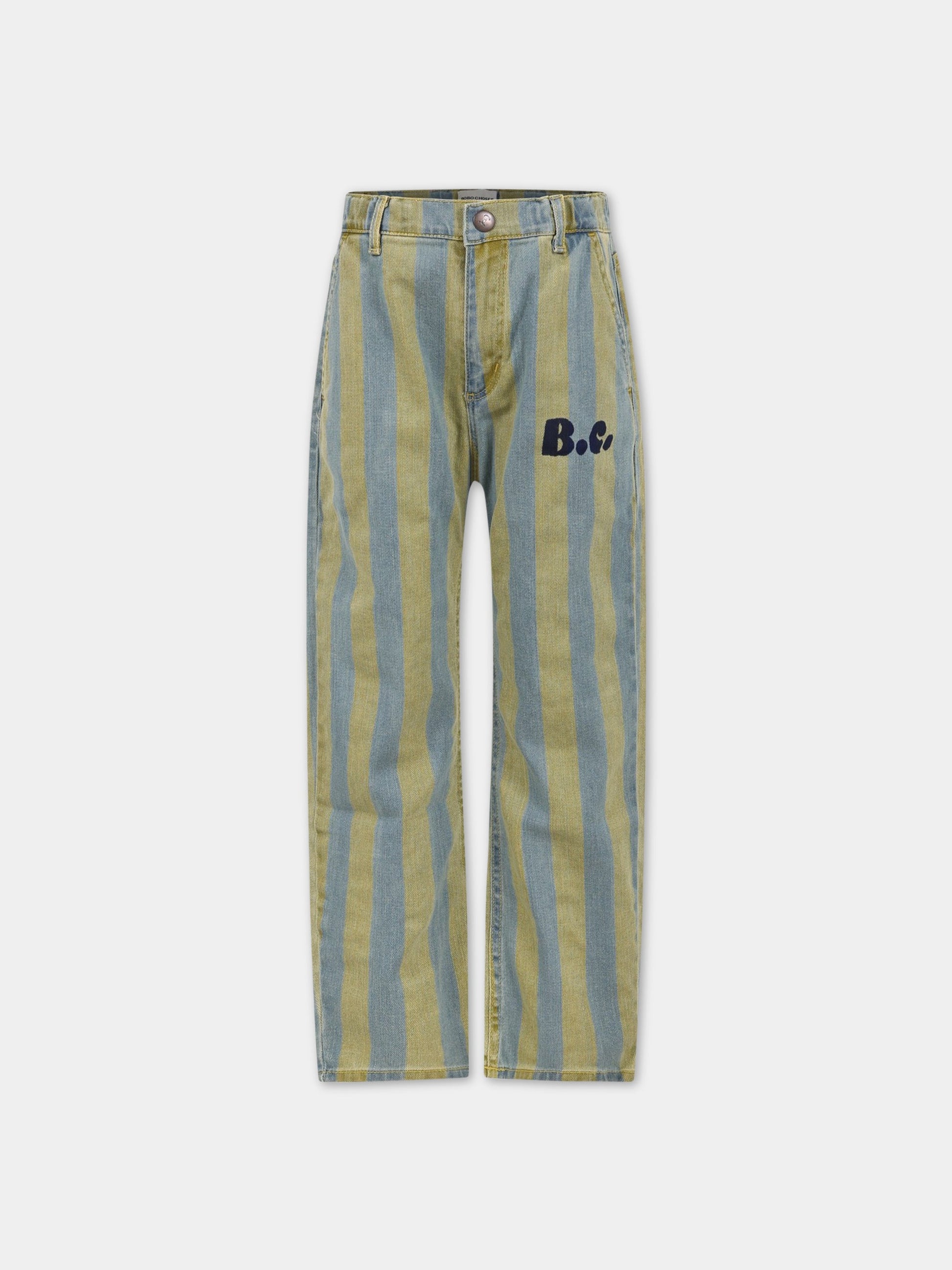 Pantaloni multicolor per bambino con logo,Bobo Choses,123AC097