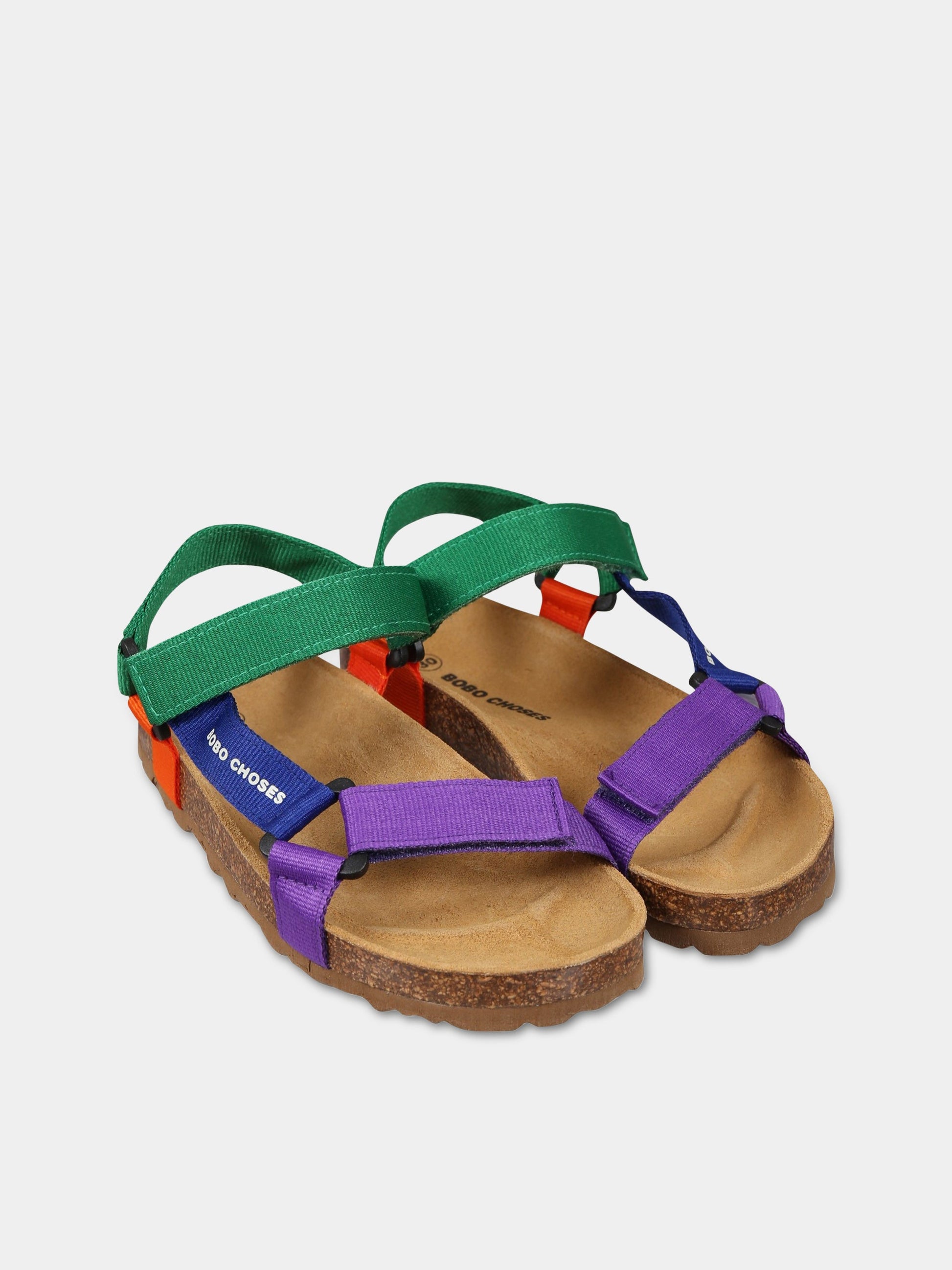 Sandali multicolor per bambini con logo,Bobo Choses,123AI020