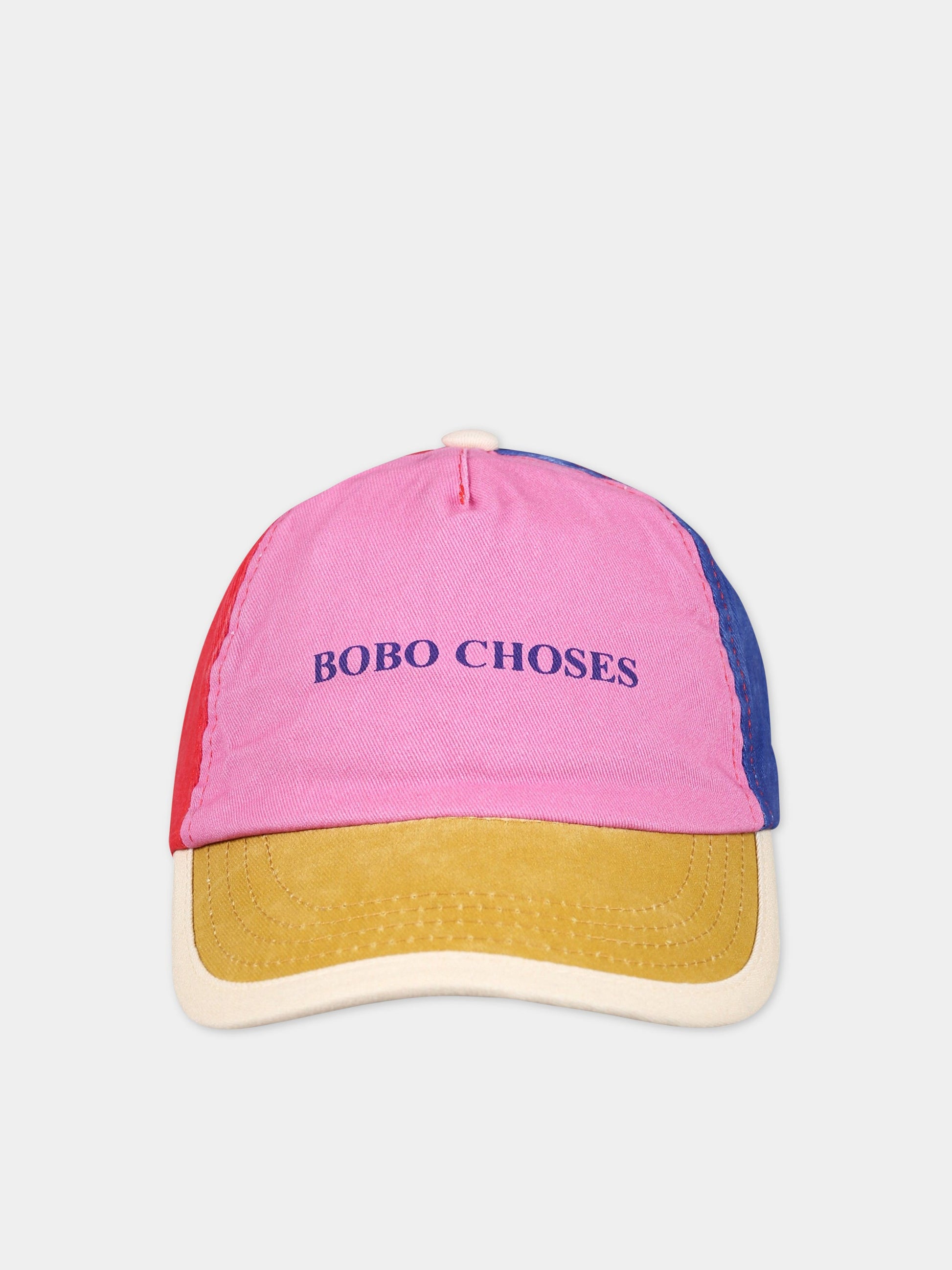 Cappello multicolor  per bambini con logo,Bobo Choses,123AI025