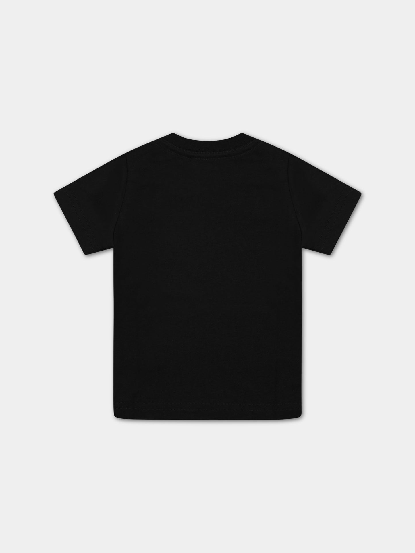 T-shirt nera per neonato con logo,Dsquared2,DQ0623 D00MV DQ900