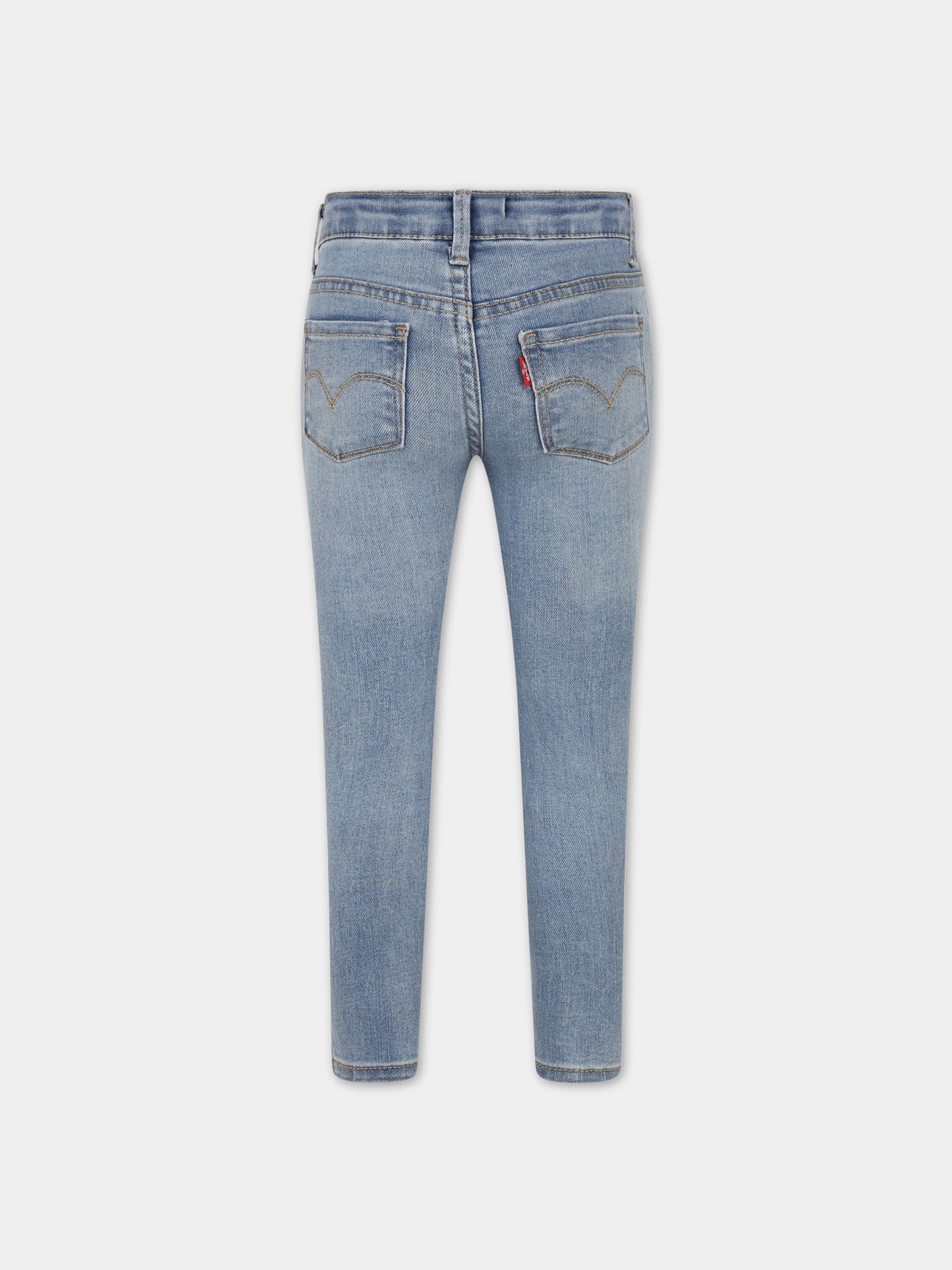 Jeans celesti per bambina con logo,Levi's Kids,LK3E2702 3E2702 L3D