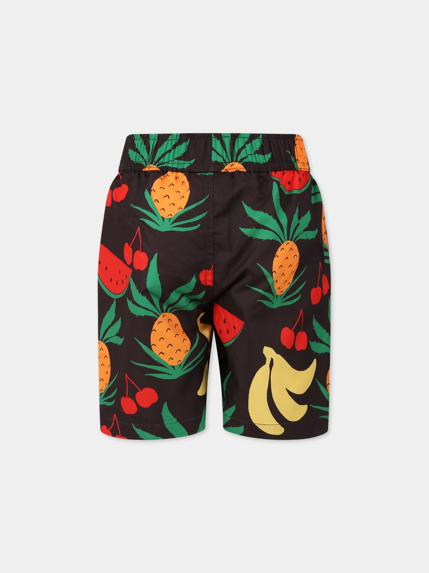 Boxer-mare multicolor per bambino con stampa frutta,Mini Rodini,2328011616