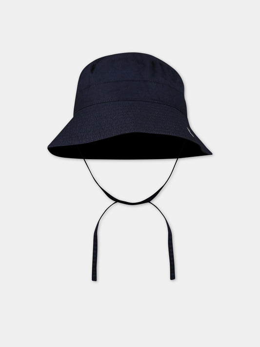 Cloche blu per neonati con logo,Petit Bateau,54370 SMOKING