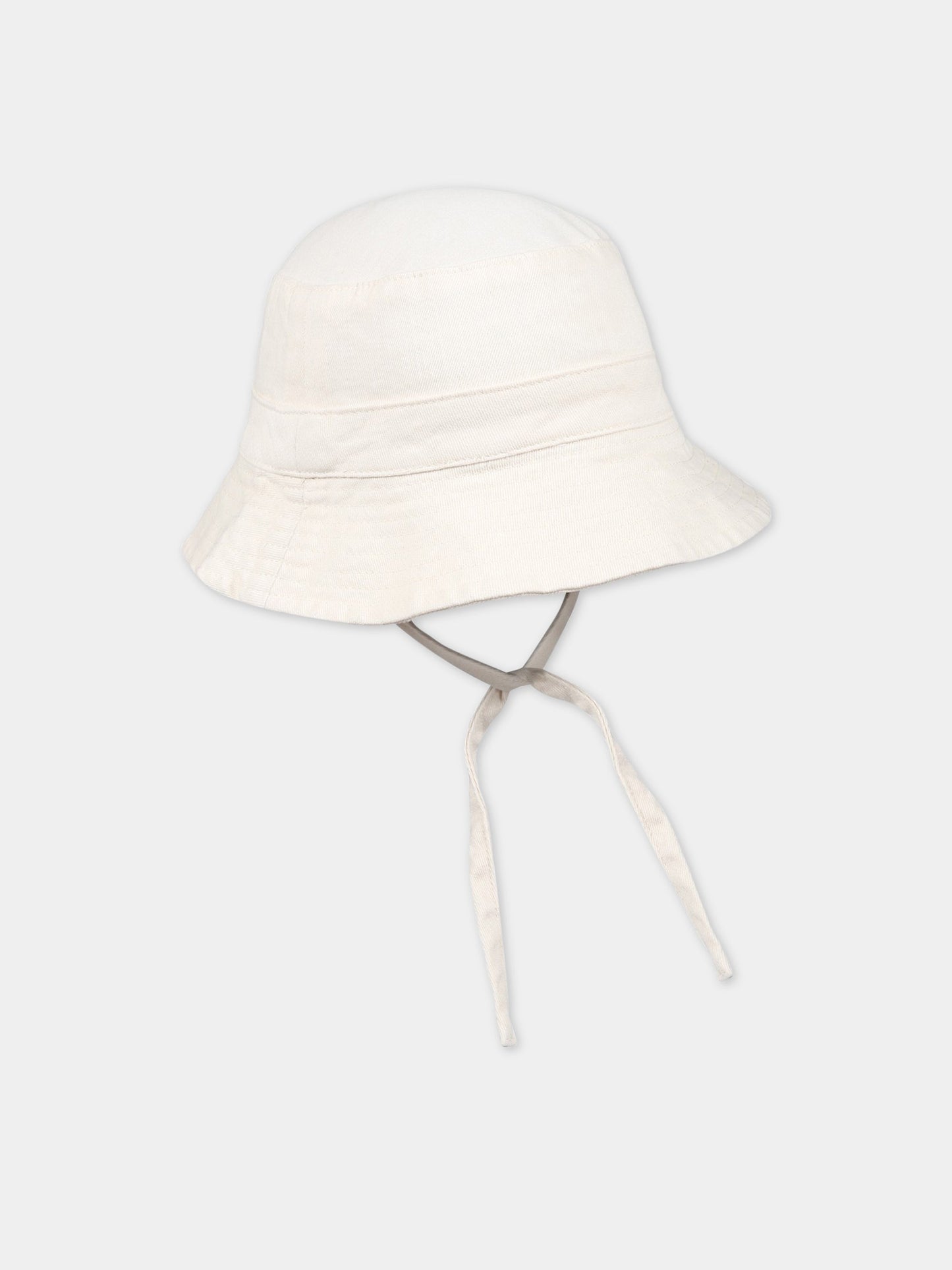 Cappello avorio per neonati con logo,Petit Bateau,A06RG AVALANCHE