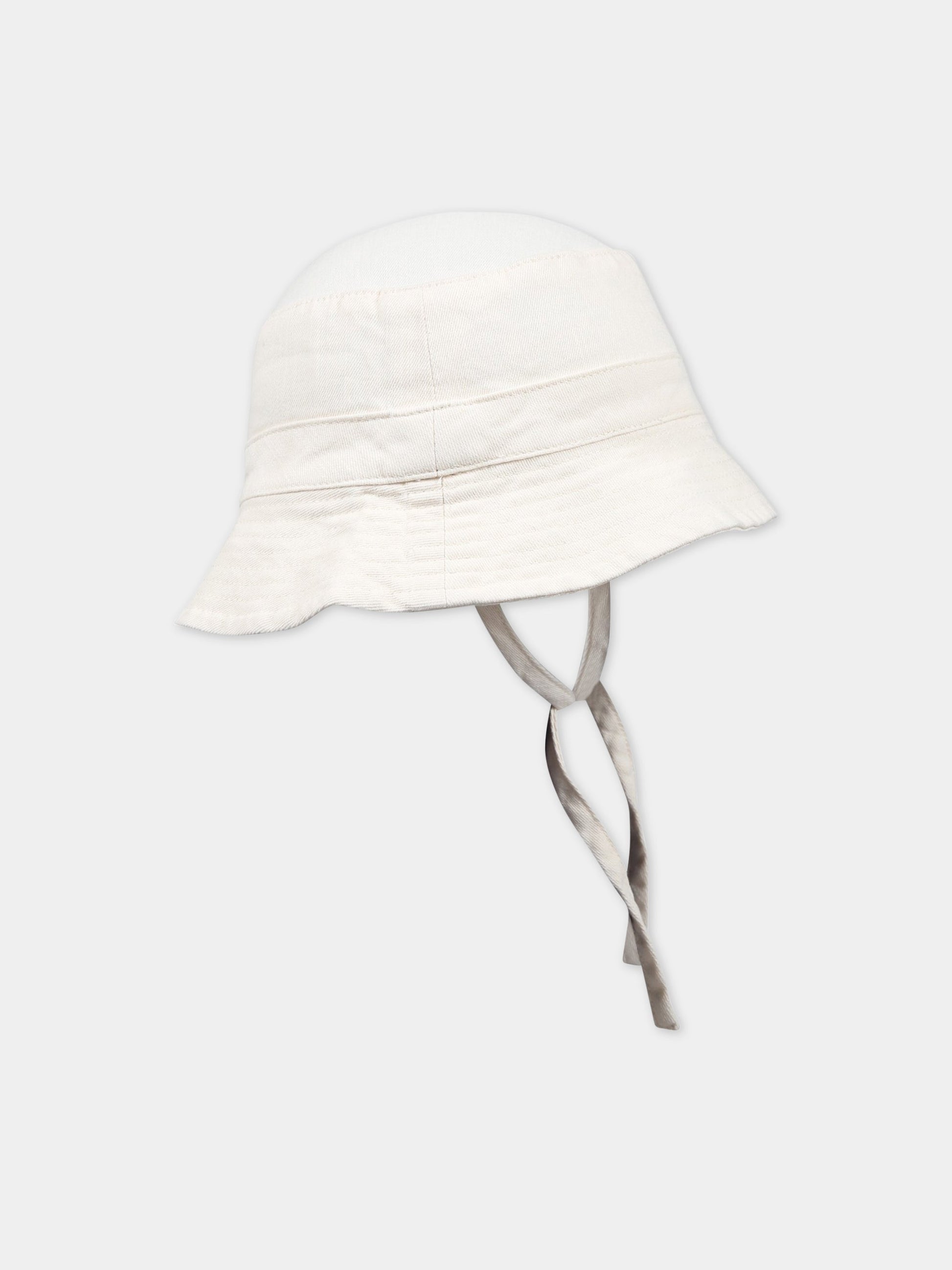 Cappello avorio per neonati con logo,Petit Bateau,A06RG AVALANCHE