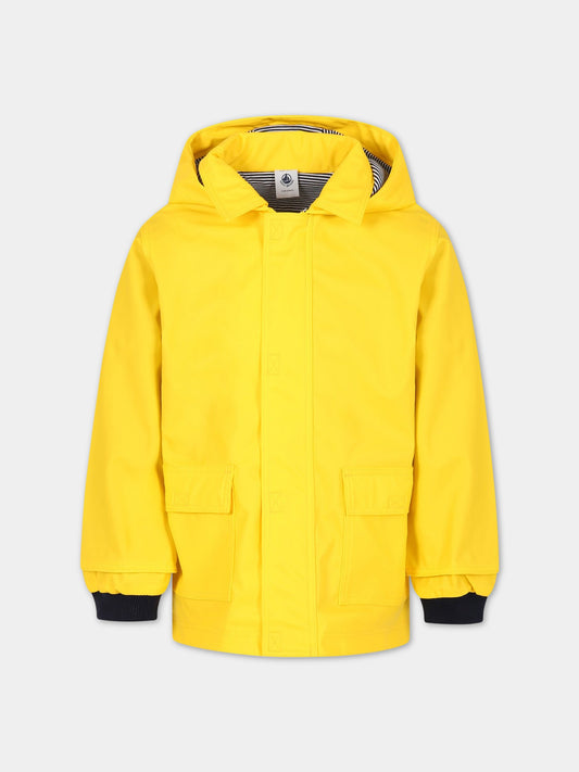 Impermeabile giallo per bambini,Petit Bateau,A03IC JAUNE
