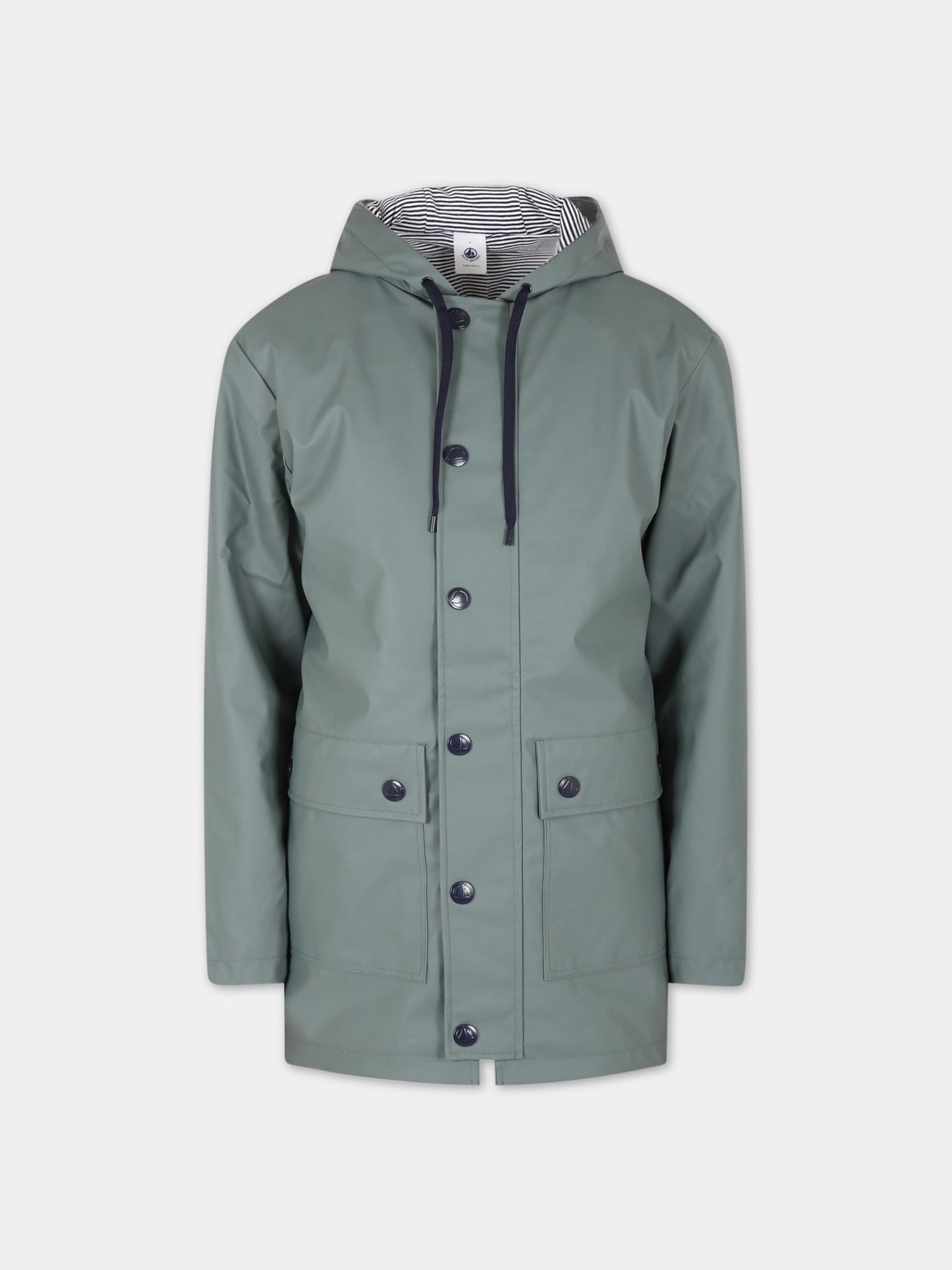 Impermeabile verde per bambini,Petit Bateau,A03MP THUYA