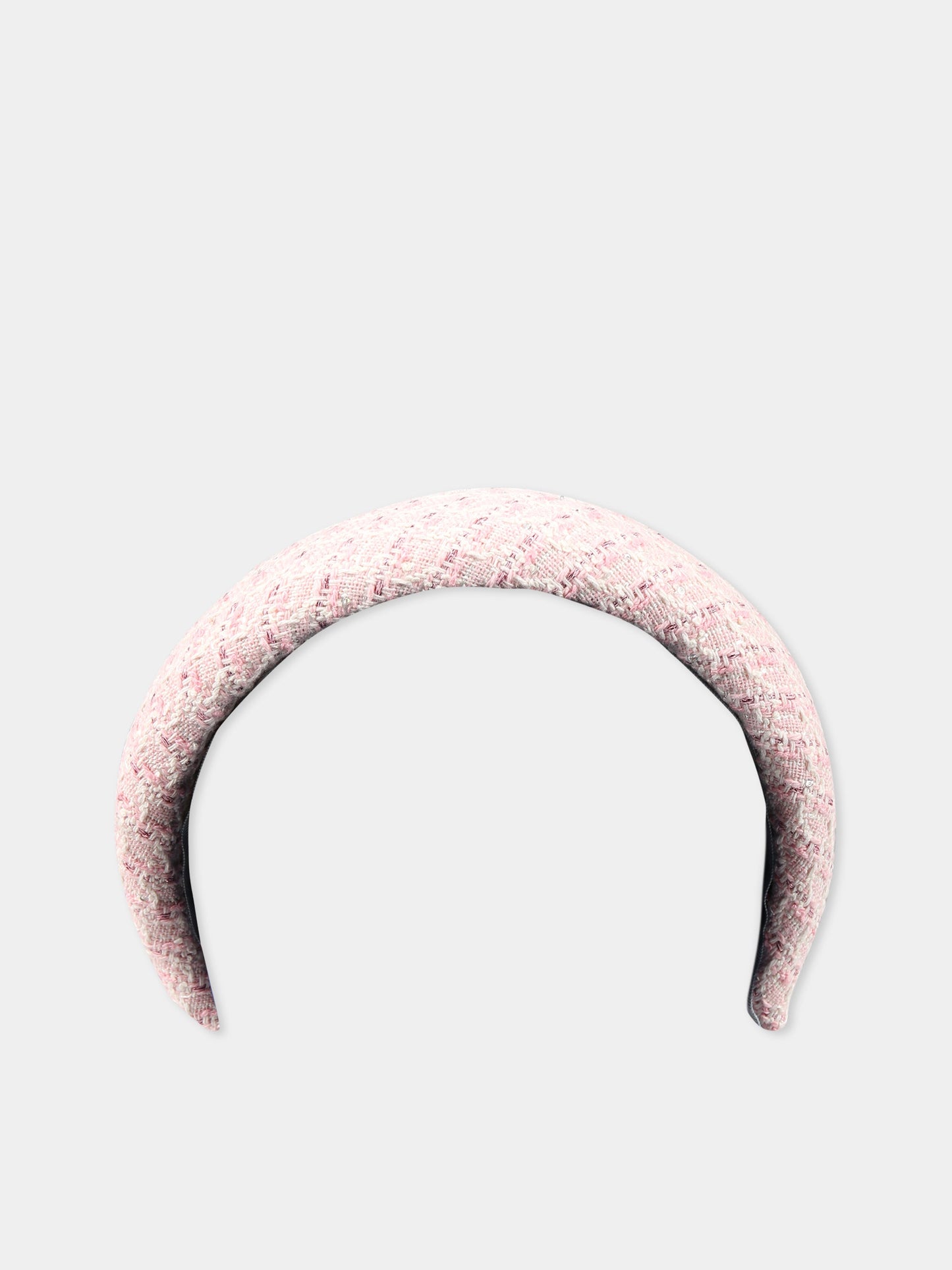 Cerchietto rosa per bambina con paillettes,Simonetta,SS0B24 E0103 505