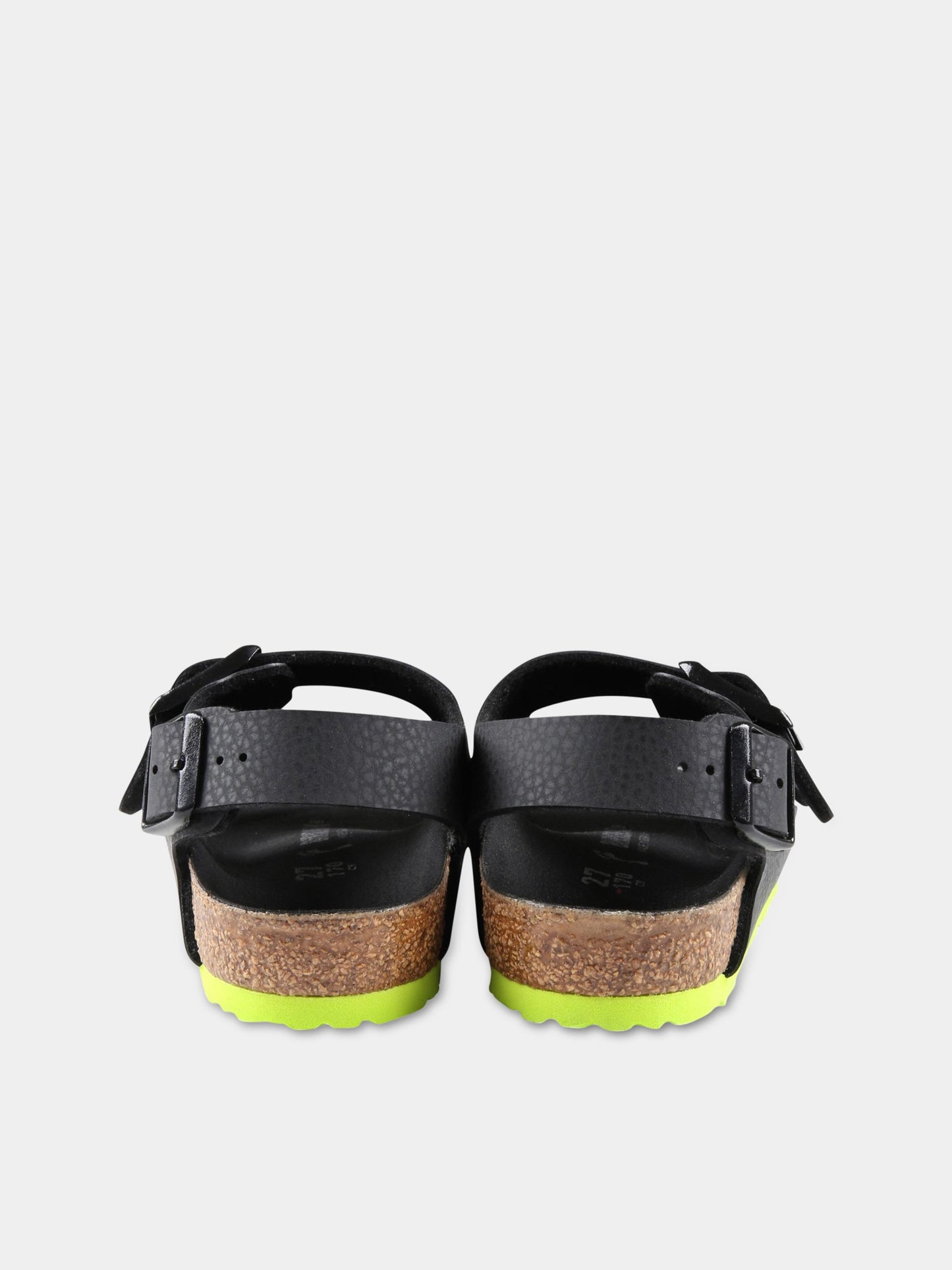Sandali neri  Milano  per bambino con suola verde,Birkenstock,1022129