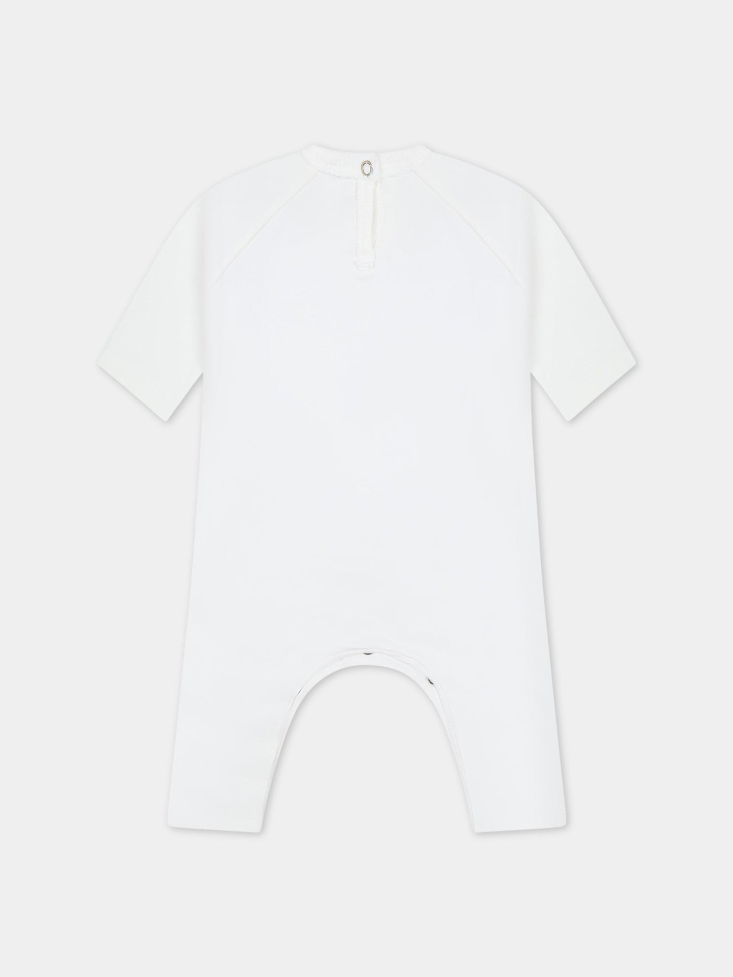 Tutina avorio per neonati con scritta marrone,Zhoe & Tobiah,FFE18 BIASTSAF