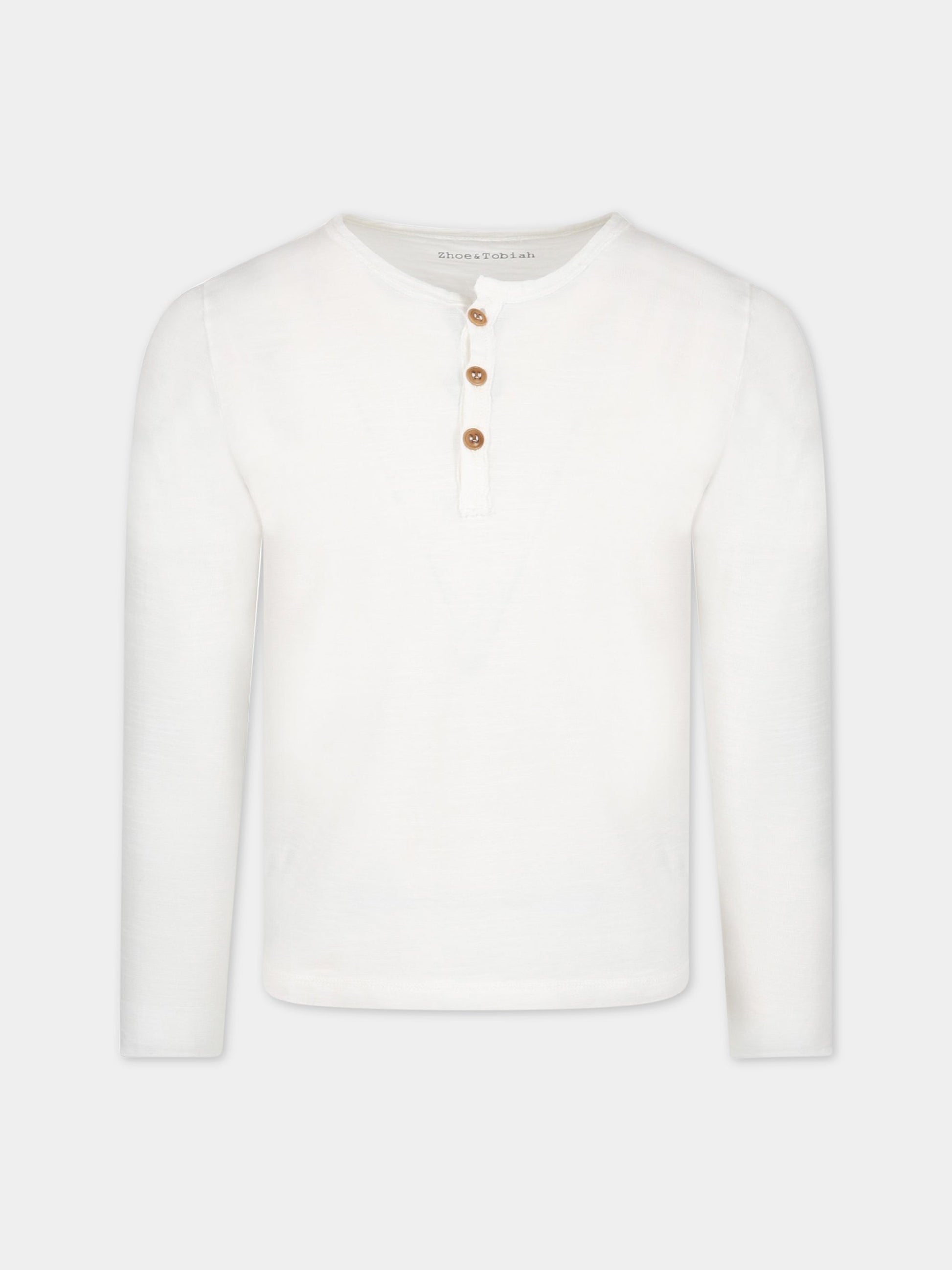 T-shirt bianco per bambino,Zhoe & Tobiah,CJ8 1