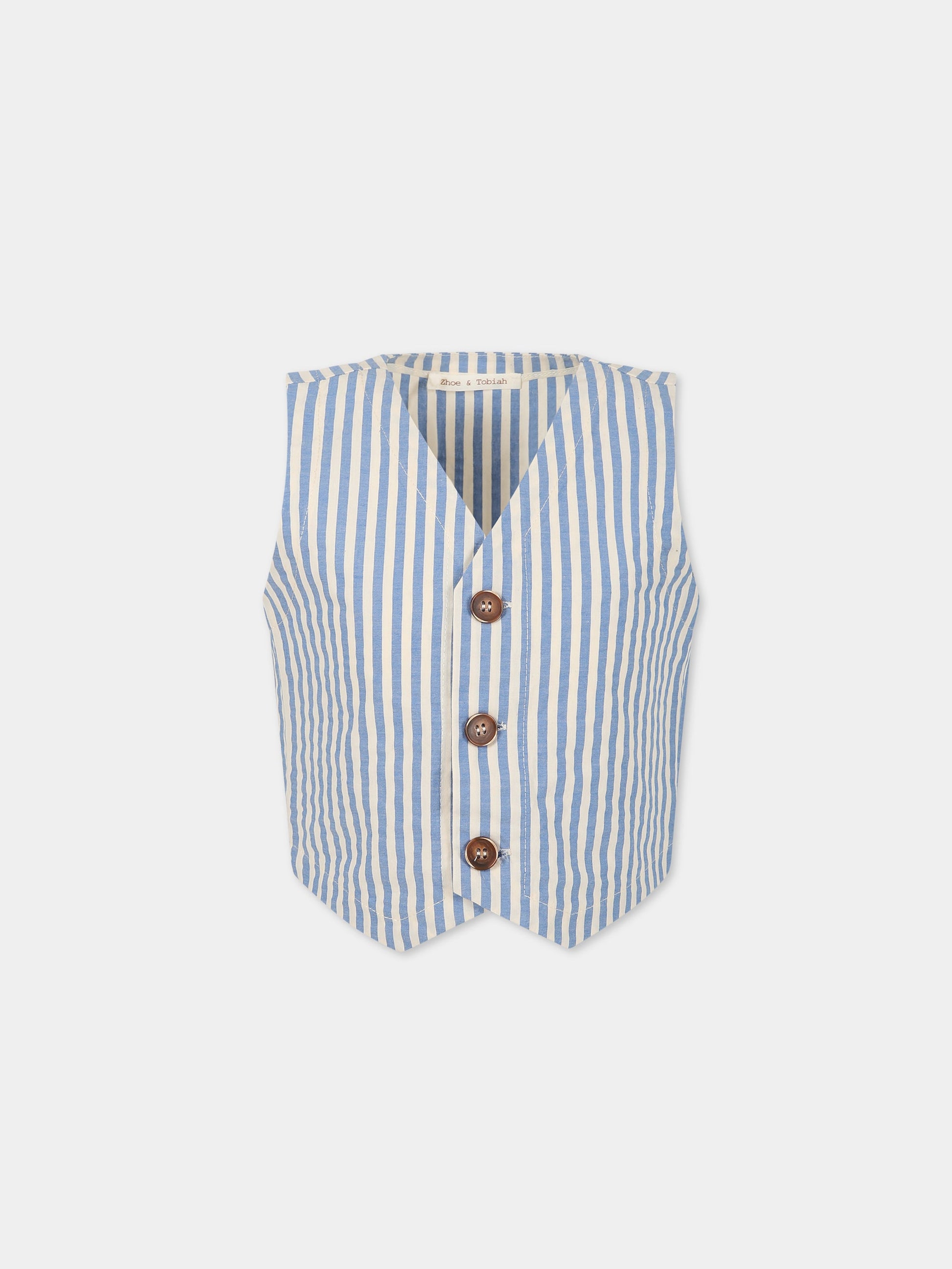 Panciotto azzurro per bambino,Zhoe & Tobiah,SER5 352