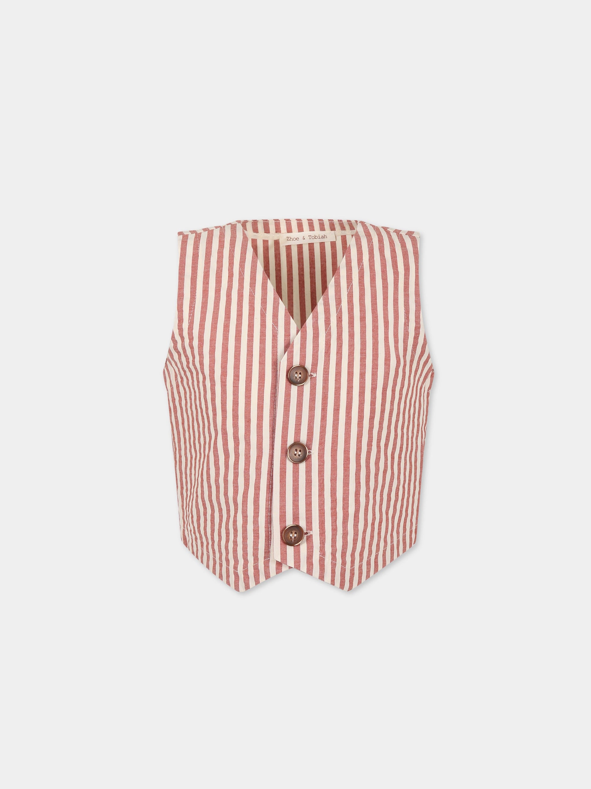 Panciotto marrone per bambino,Zhoe & Tobiah,SER5 99