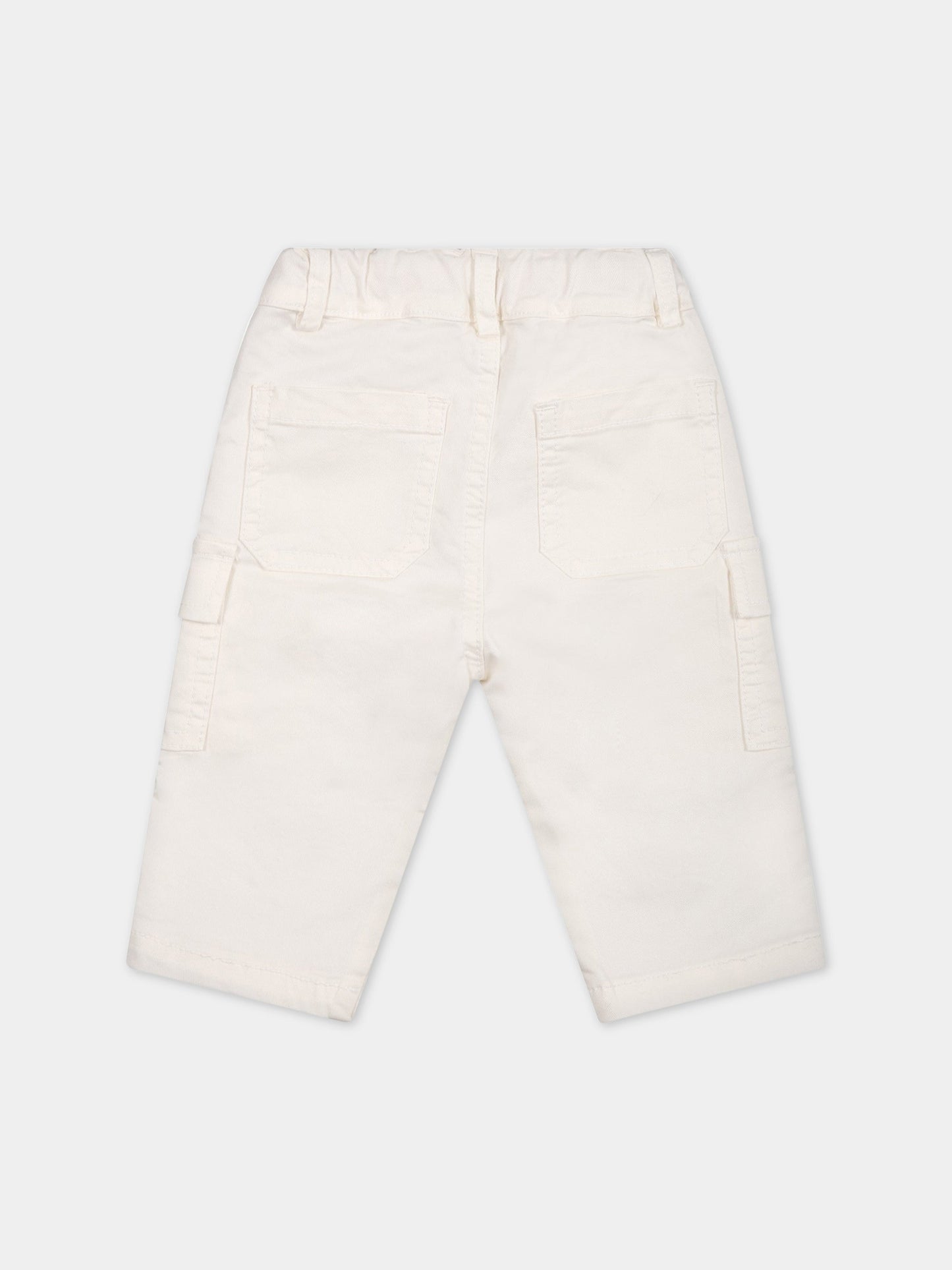 Pantaloni casual bianco per neonato,Zhoe & Tobiah,JPS8 1