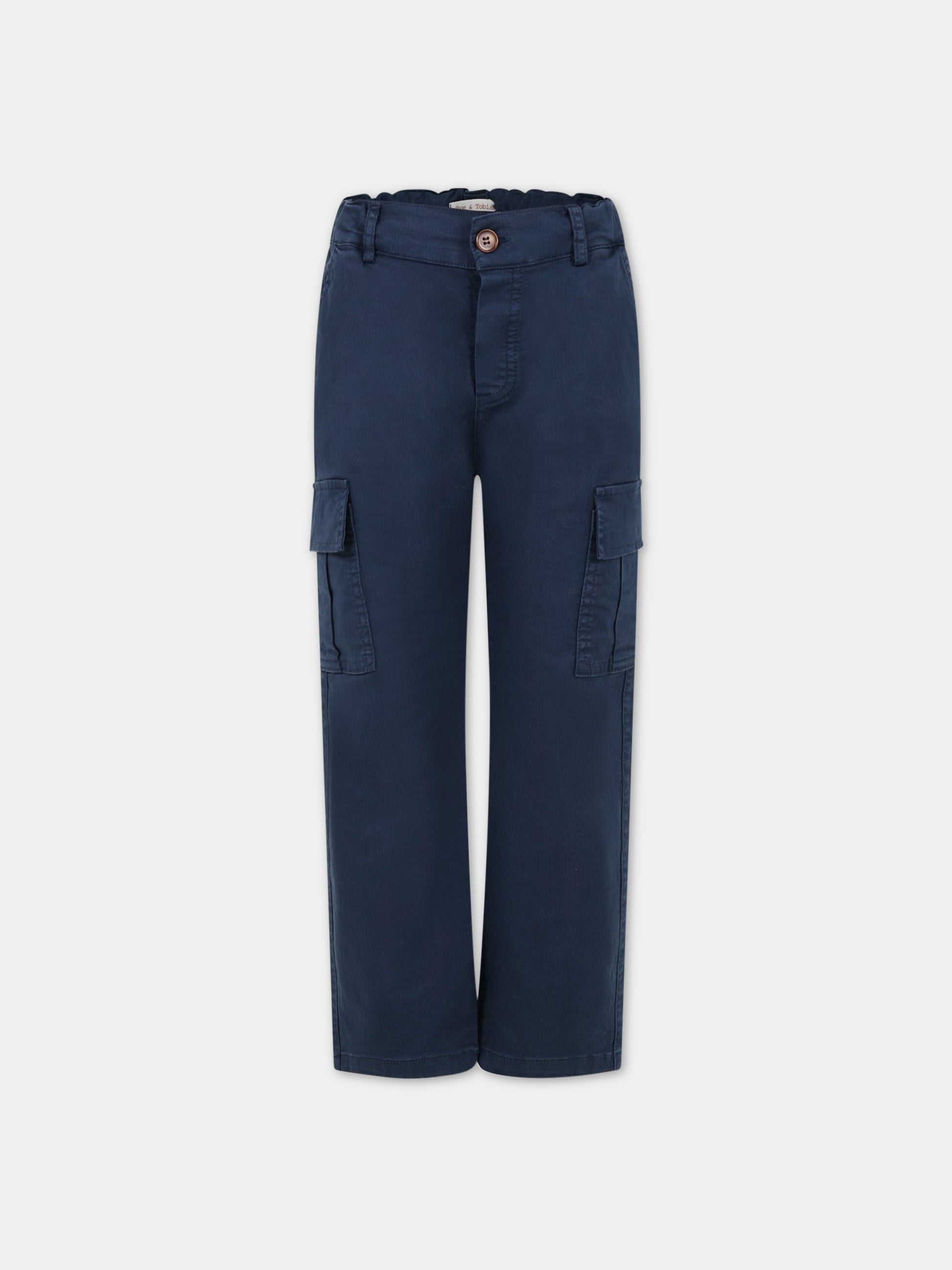 Pantaloni blu per bambino,Zhoe & Tobiah,JPS8 11