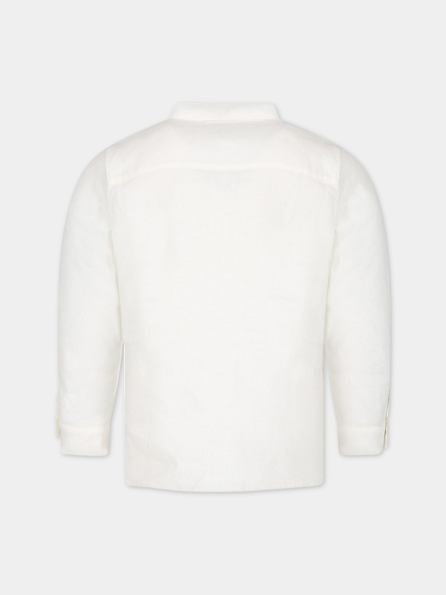 Camicia bianca per bambino,Zhoe & Tobiah,LIN3 1